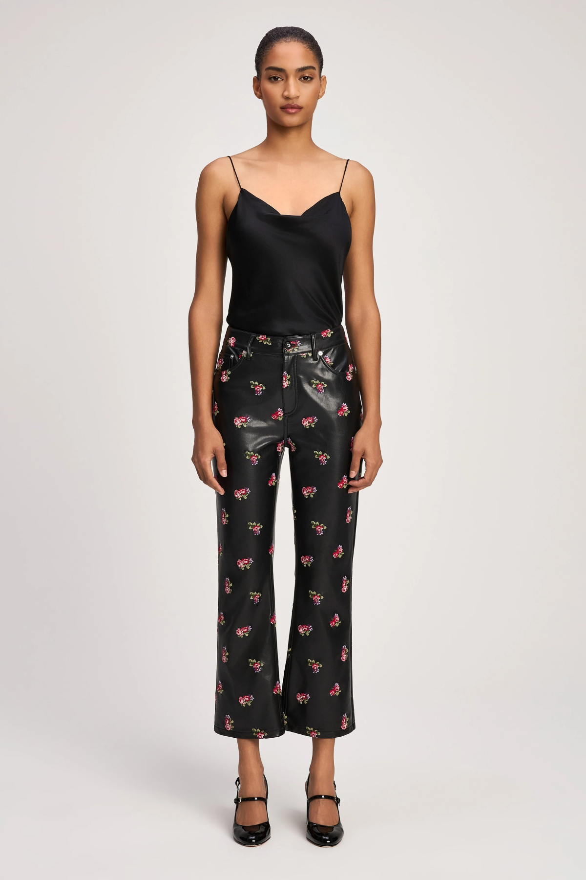 CINQ A SEPT | Tossed Roses Stevie Pant