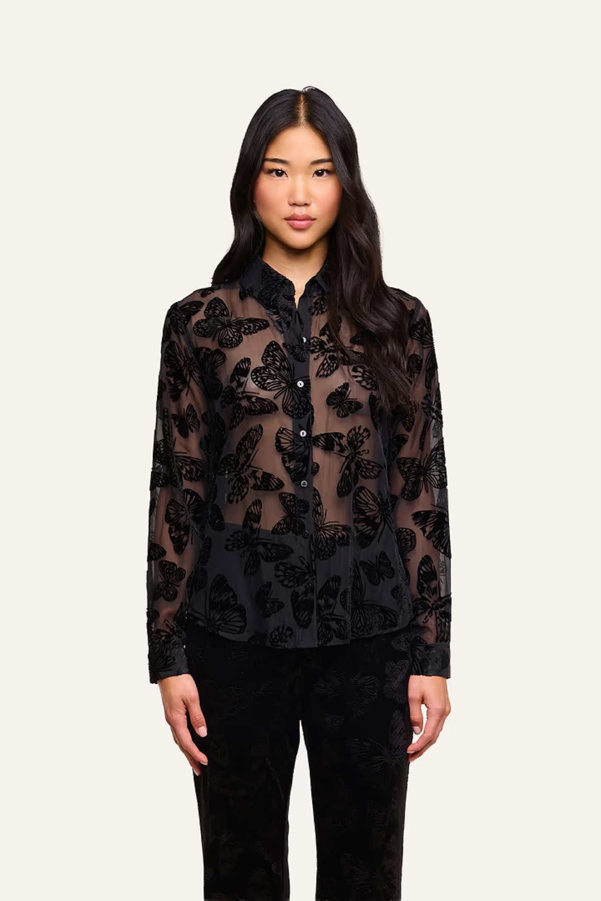 L'AGENCE | Laurent Btn Up Blouse