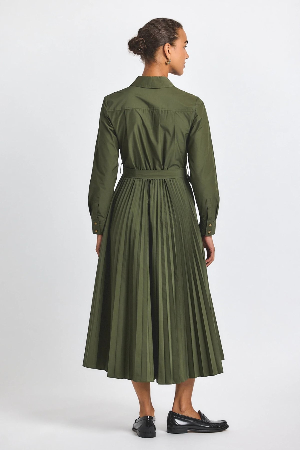 DEREK LAM | KENZA PLEATED SHIRT DRESS