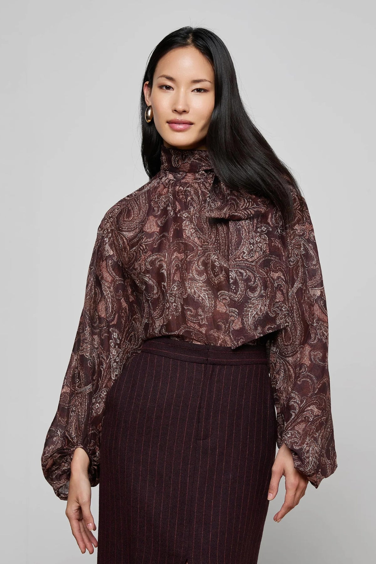 L'AGENCE | RHETT OVERSIZED BLOUSE