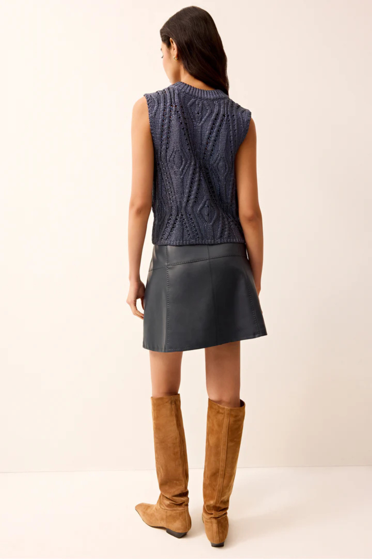 MARIE OLIVER | CRAWFORD SKIRT- NAVY