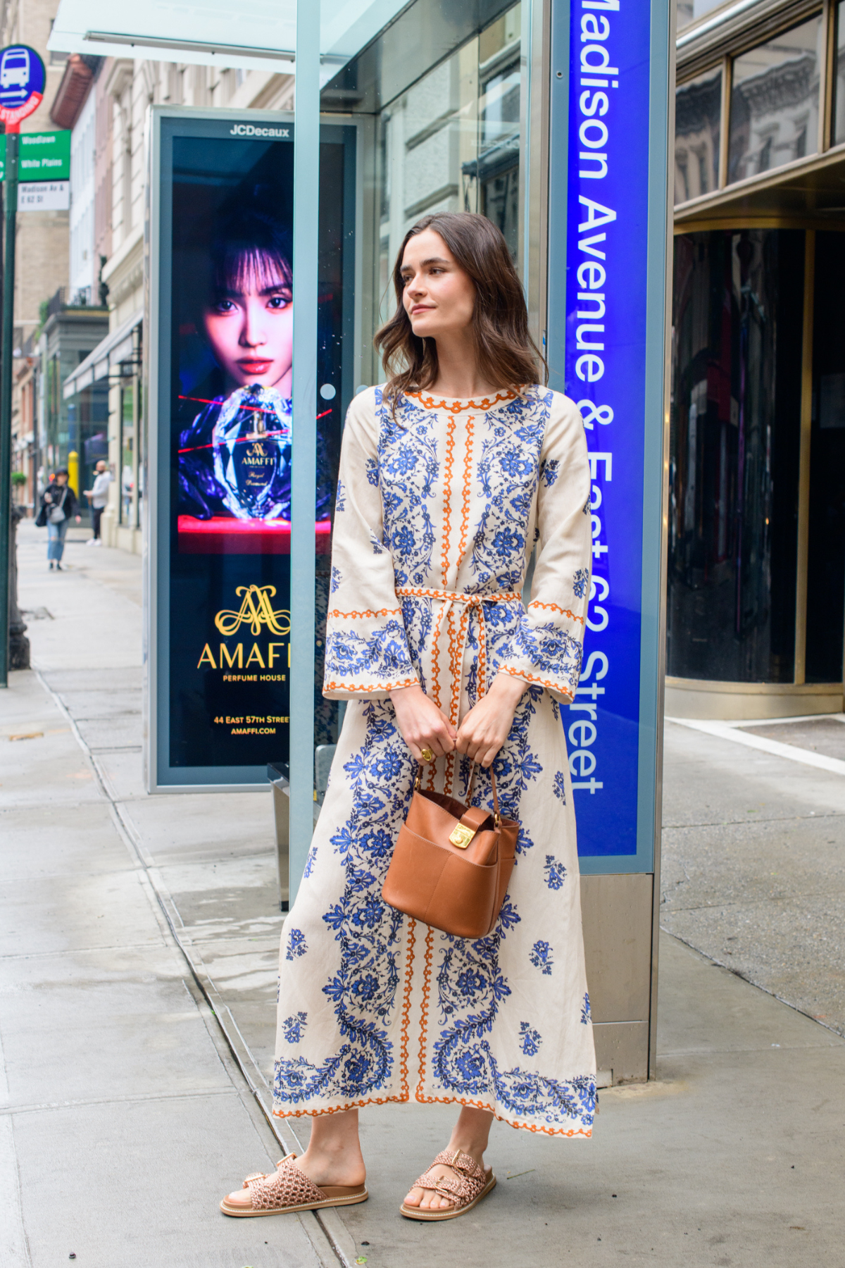 ELIZABETH JAMES | BELL SLEEVE TESS DRESS