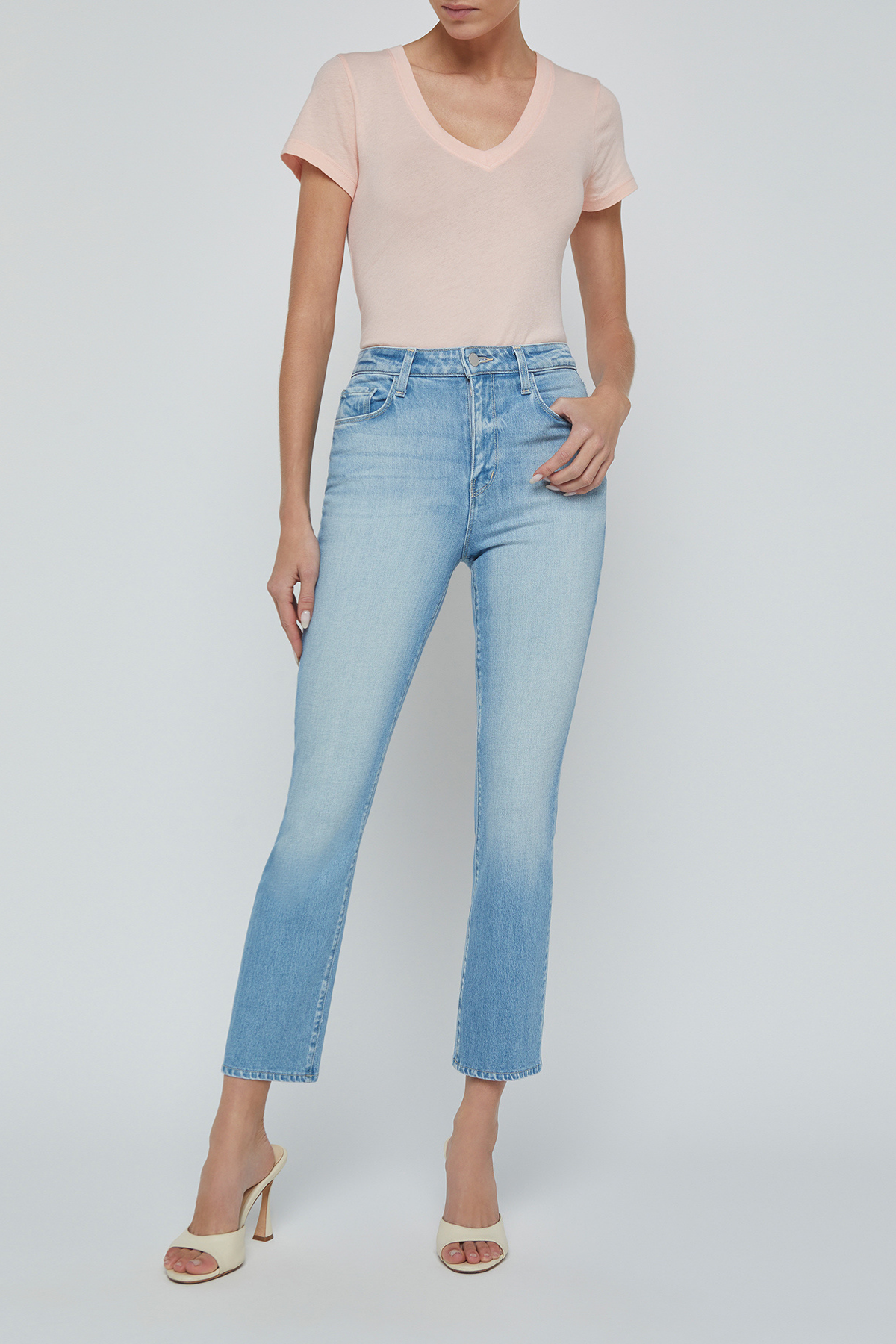 L'AGENCE | MIRA CROP MICRO BOOT- BARKER