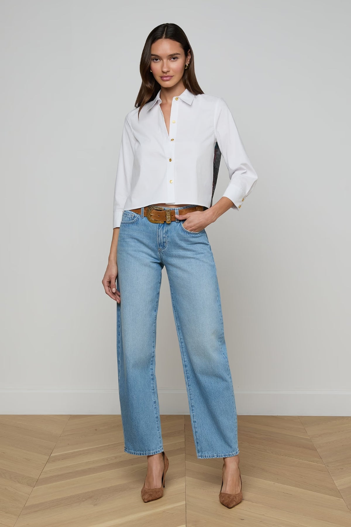 L'AGENCE | FAWN SCARF TOP