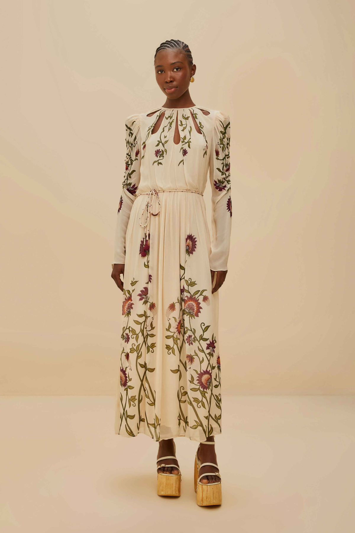 FARM RIO | ROMANTIC NATURE MAXI DRESS