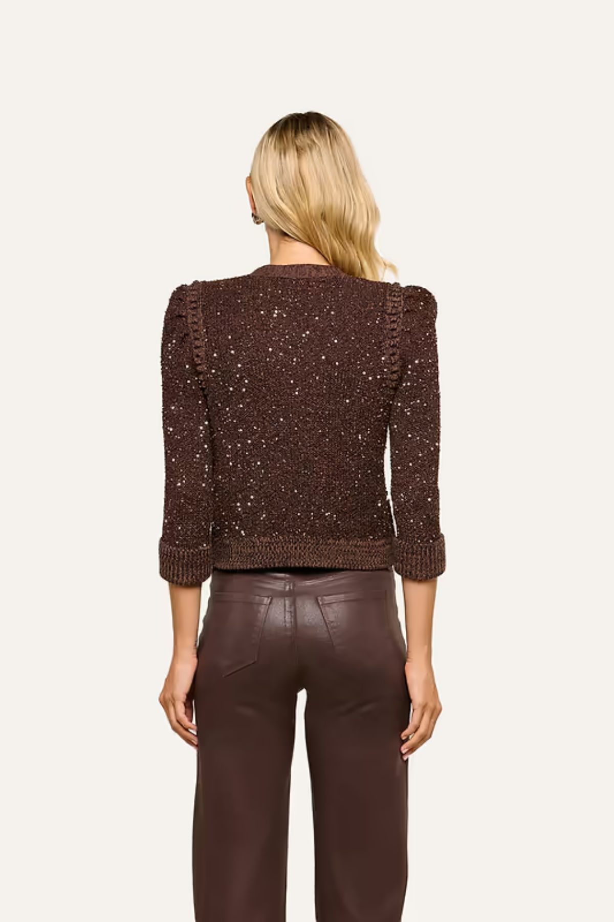 L'AGENCE | Thistle Sequined Cardigan