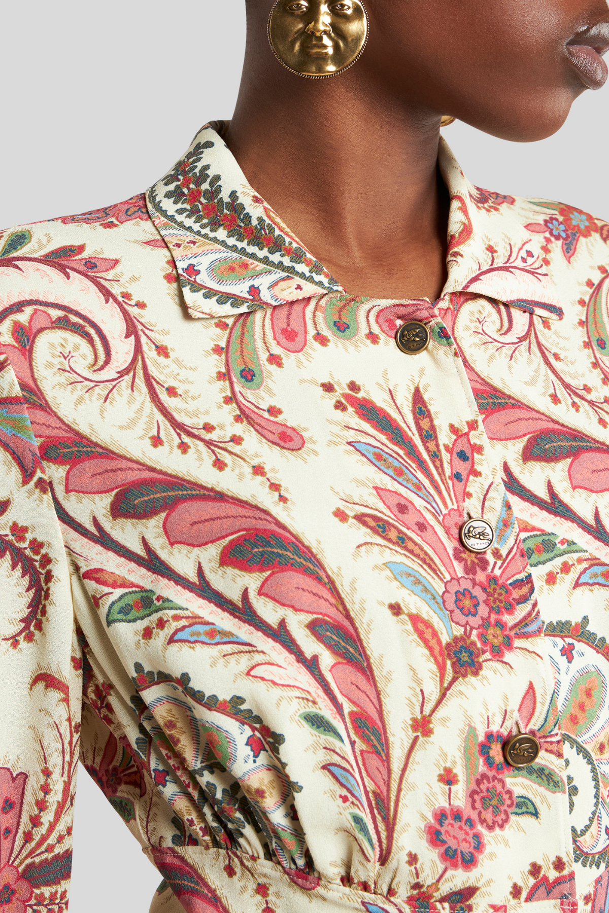 ETRO | Neutral Paisley Dress