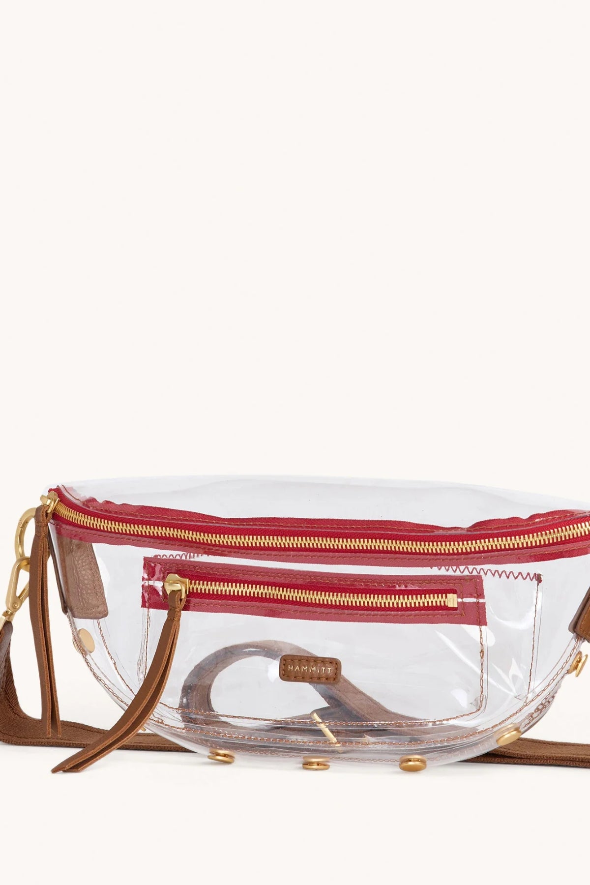 HAMMITT | Charles Crossbody Medium - Clear Mahogany