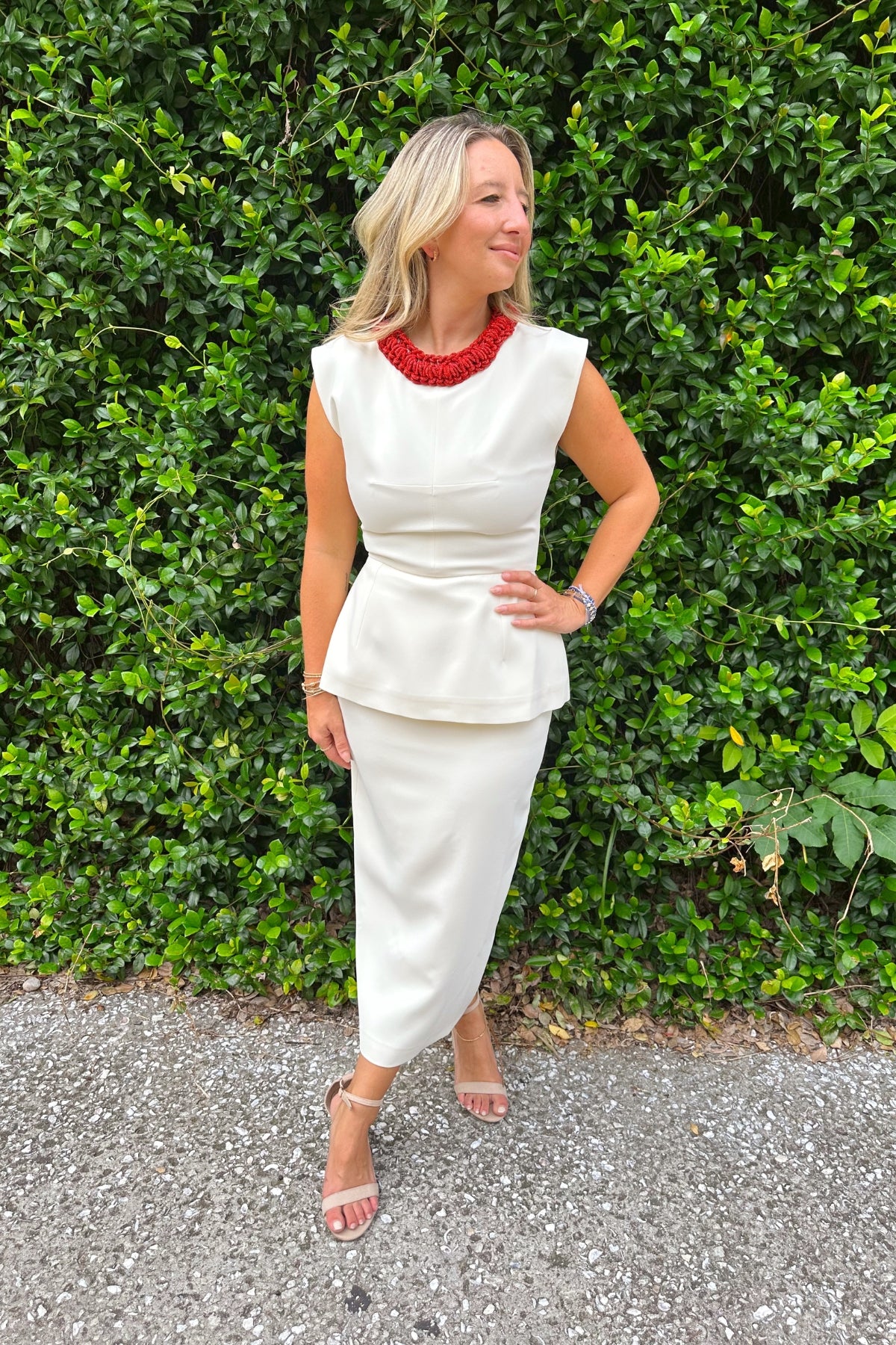 ELIF | Davina Crepe Midi Dress