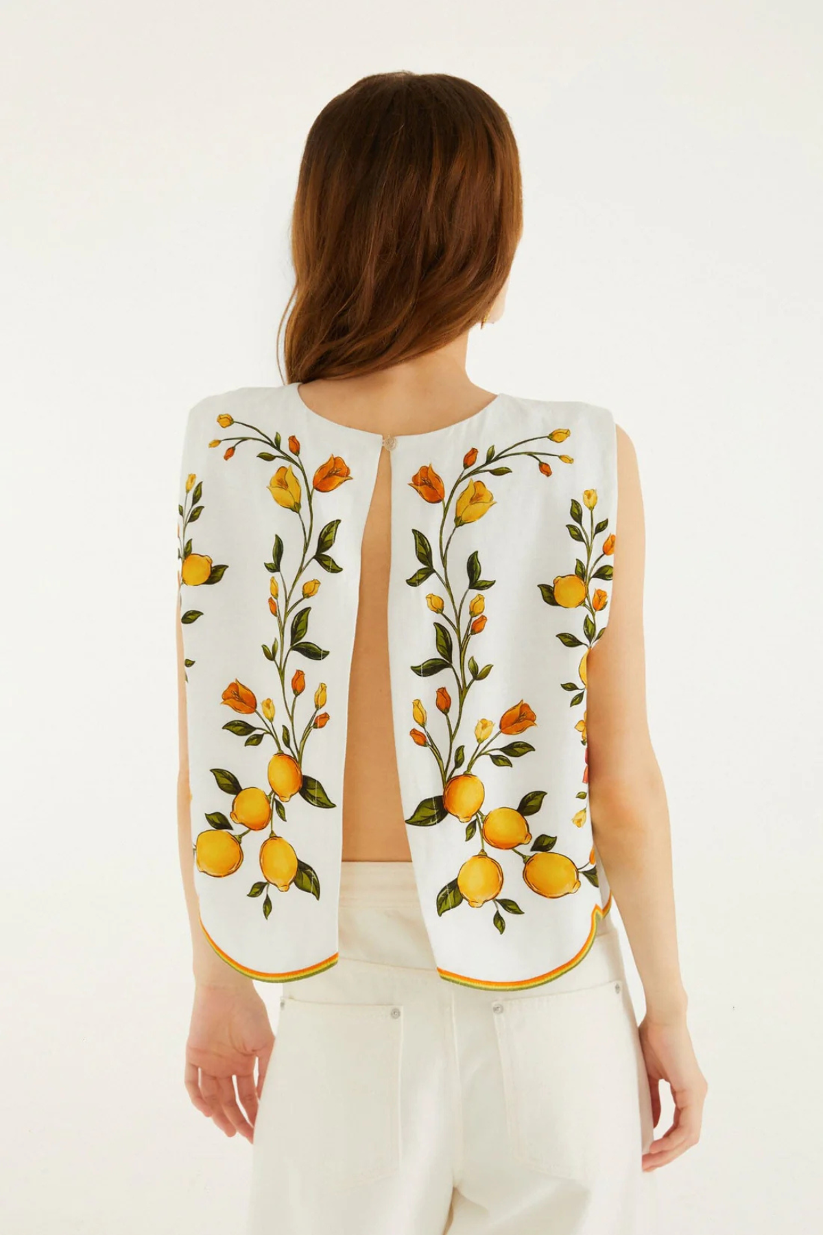 Farm Rio | Lemon Bouquet Blouse