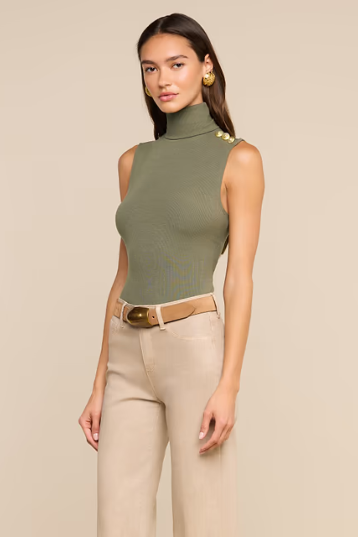 L'agence | Ceci Slvless Turtle Neck