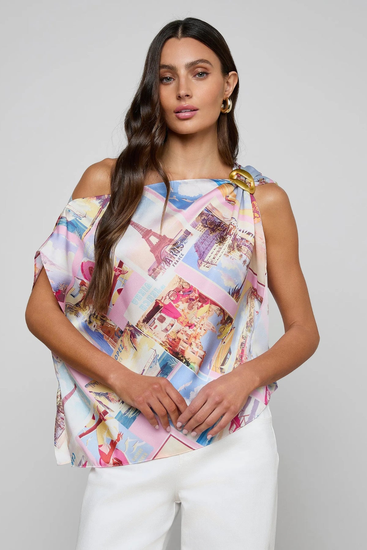 L'AGENCE | DRISELLE SCARF TOP