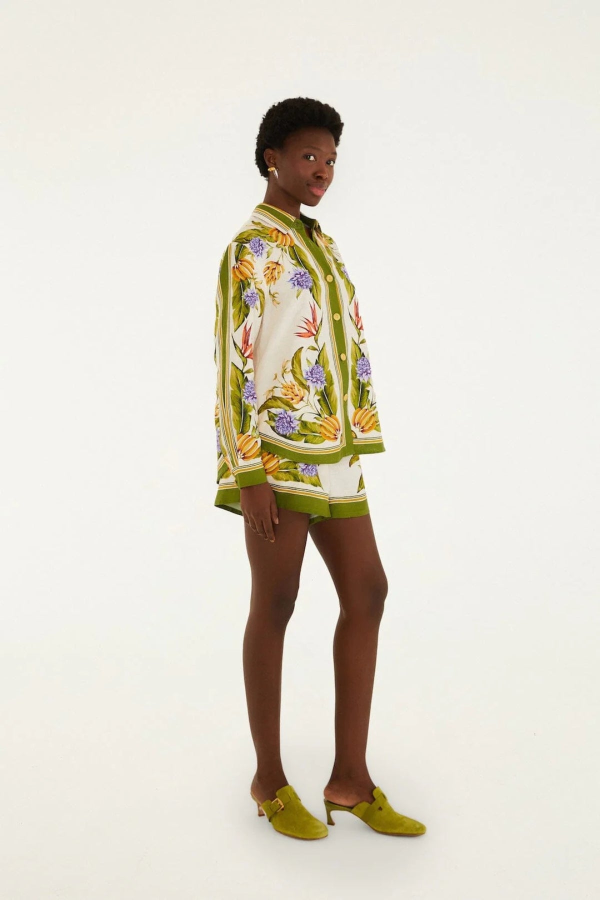 FARM RIO | TROPICAL SCARF SAND SHORTS