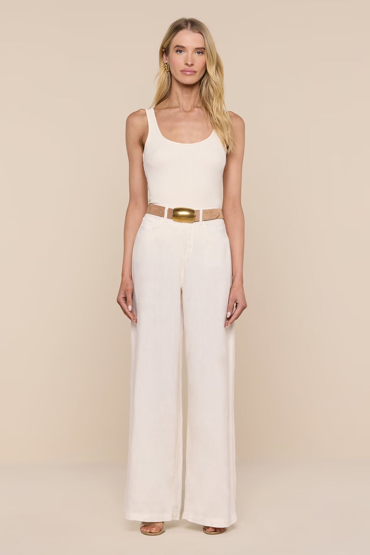 L’AGENCE | Amara Linen Wide Leg