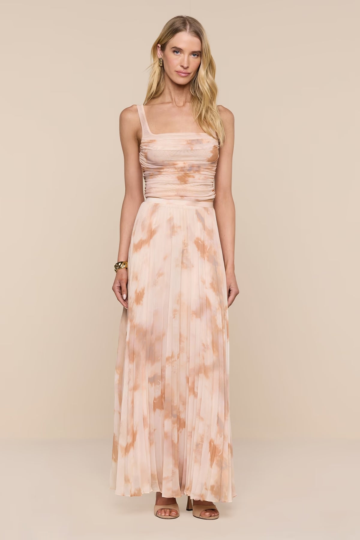 L’AGENCE | Torin Pleated Maxi Skirt