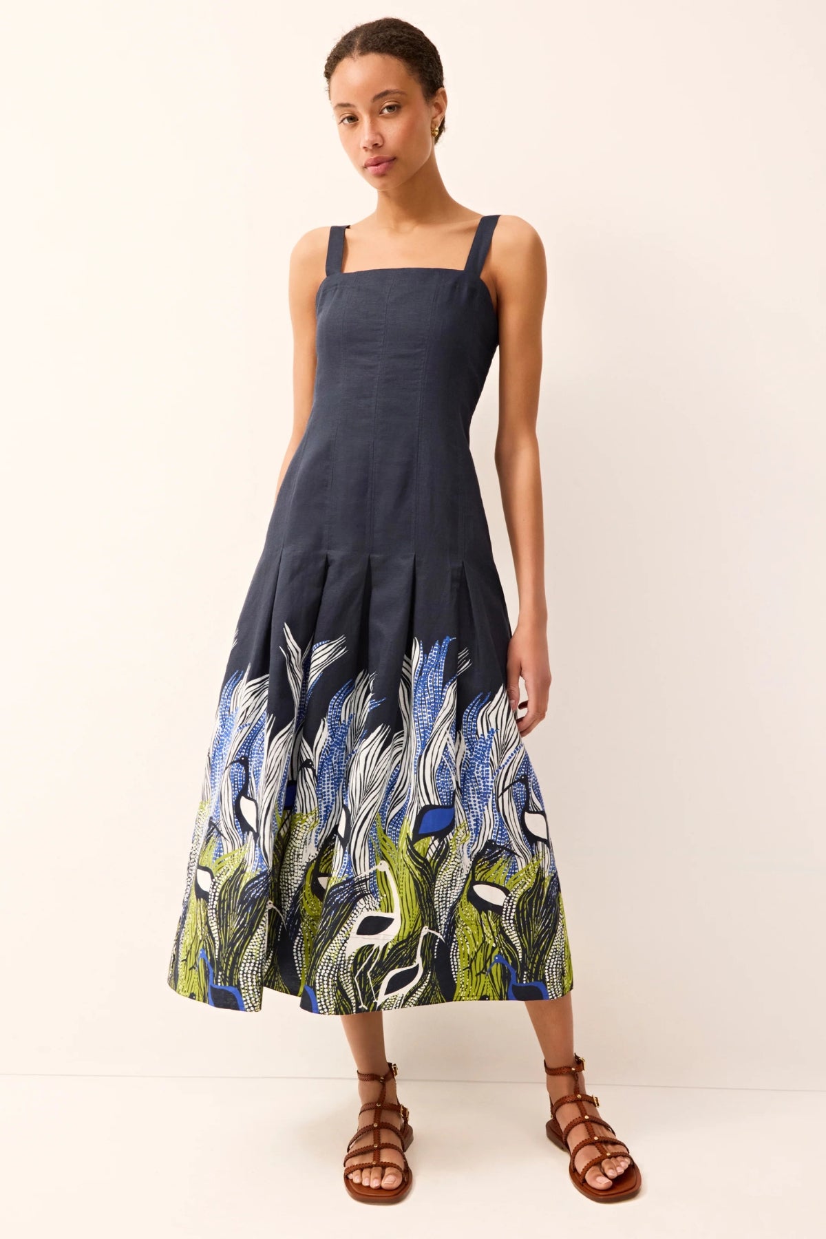 MARE OLIVER | DIXON DRESS- HERON