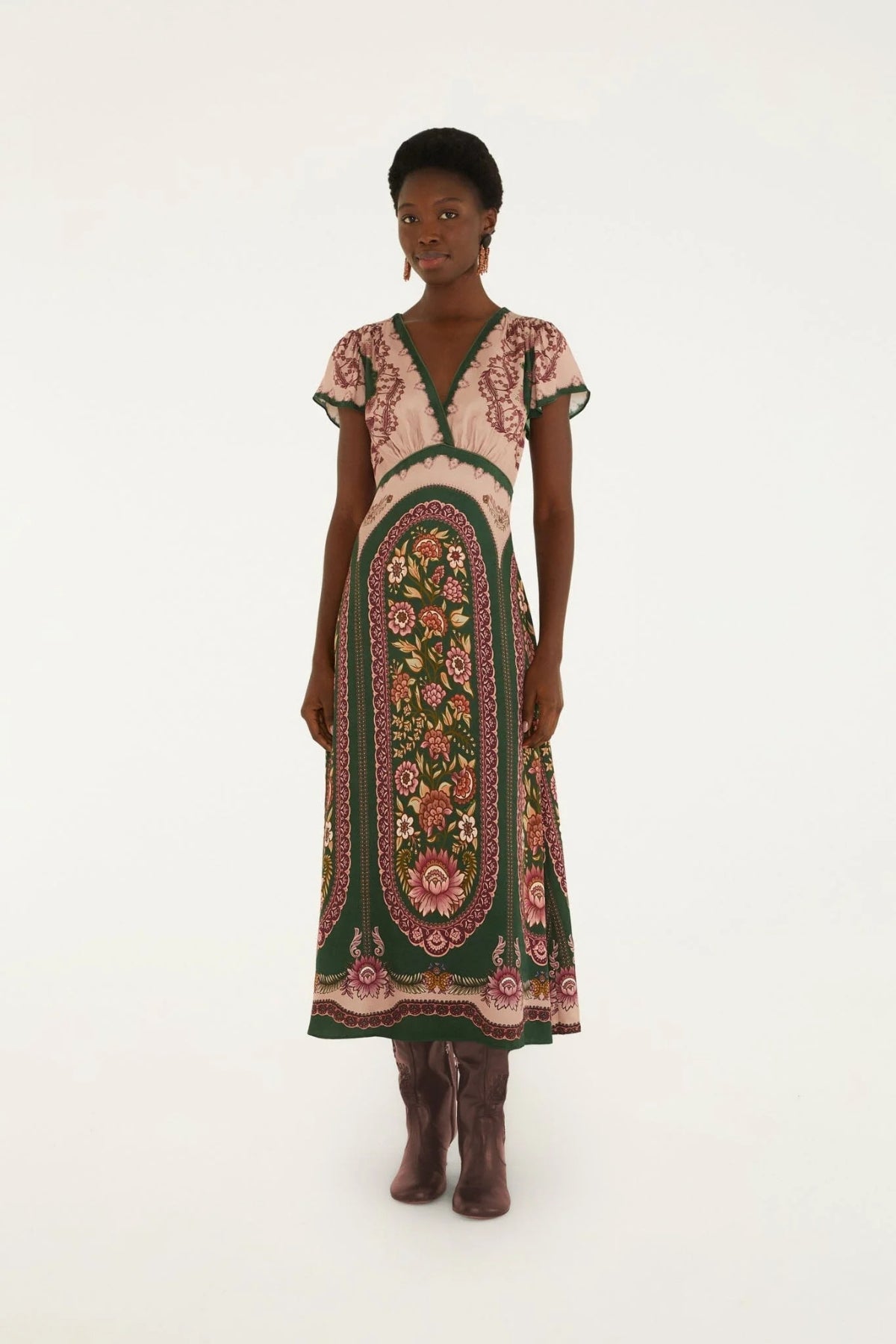 FARM RIO | Daniela Green Maxi Dress