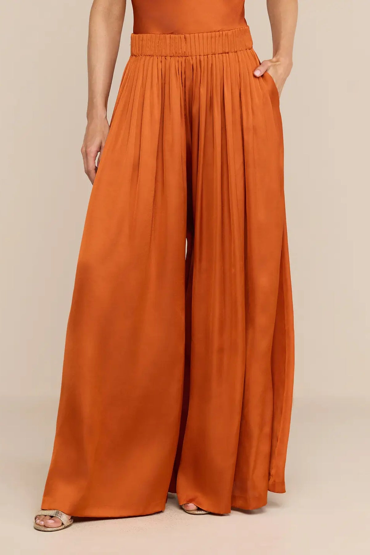 L'AGENCE | Haylo Wide Leg Pullon Pant