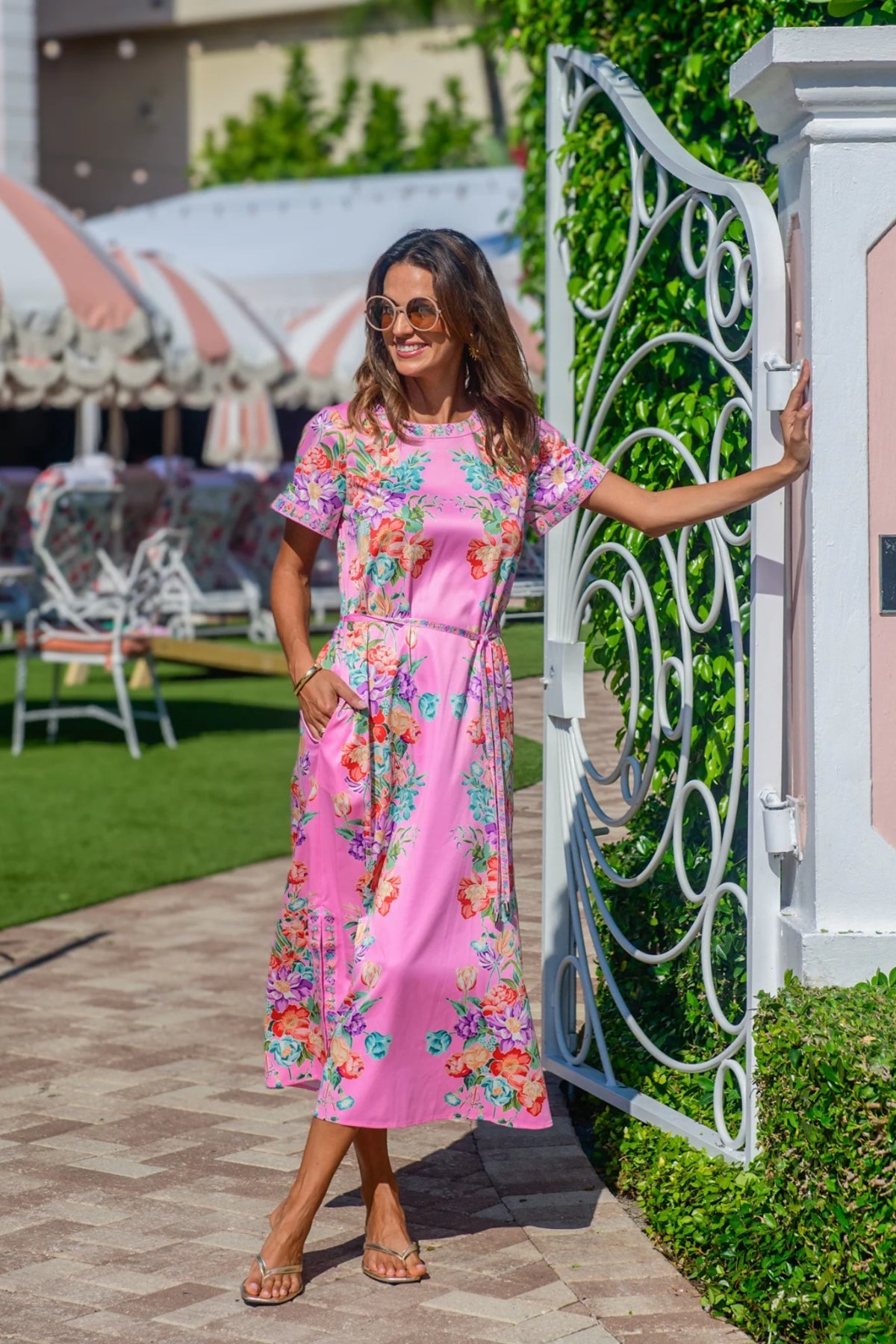 ELIZABETH JAMES | TESS MIDI DRESS