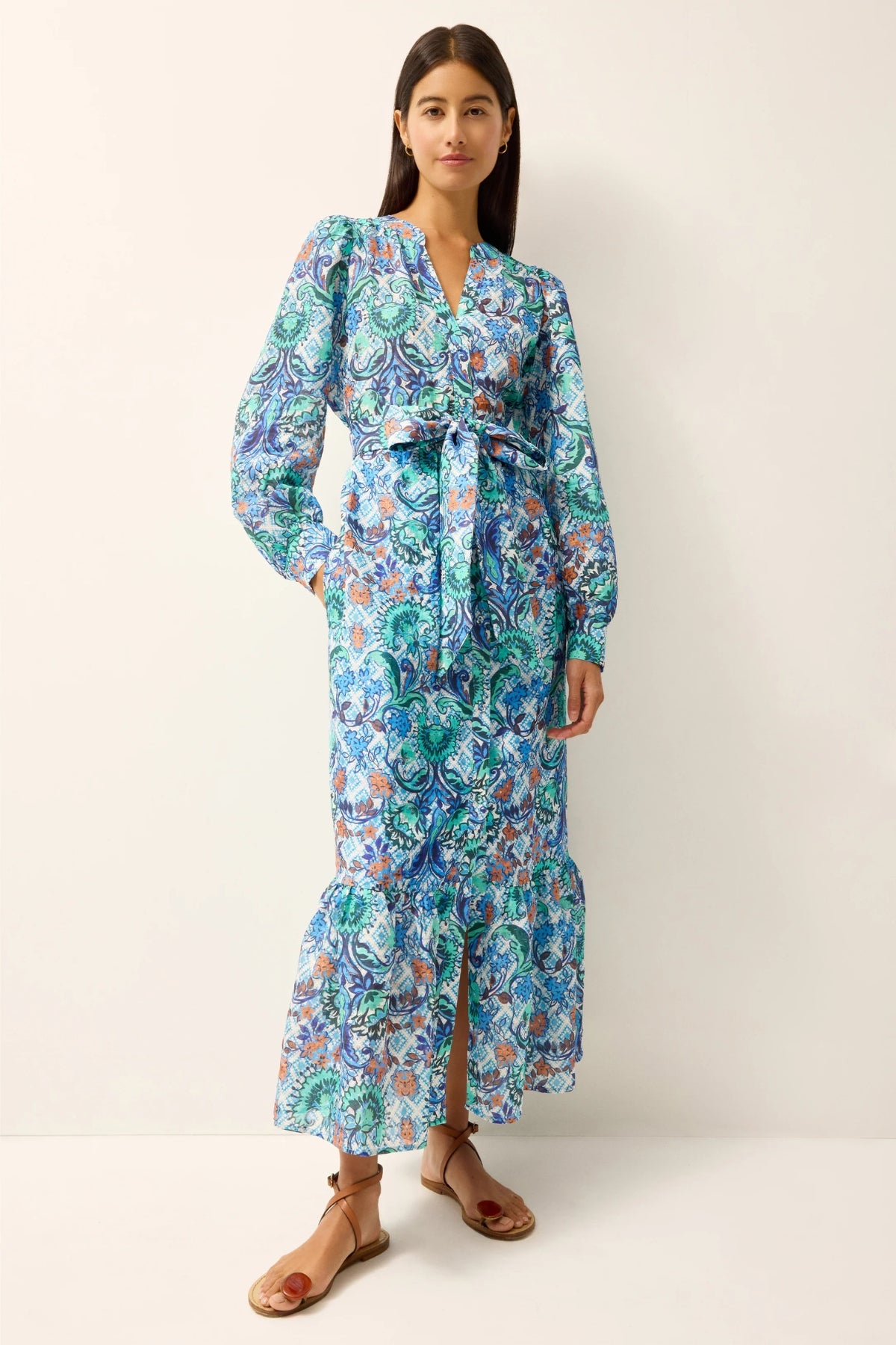 marie oliver maxi dress Our newest Marie Oliver delivery is in store and the Franklen Maxi Dress has our heart. Romantic tiers meet bold pattern play for a look made to celebrate.