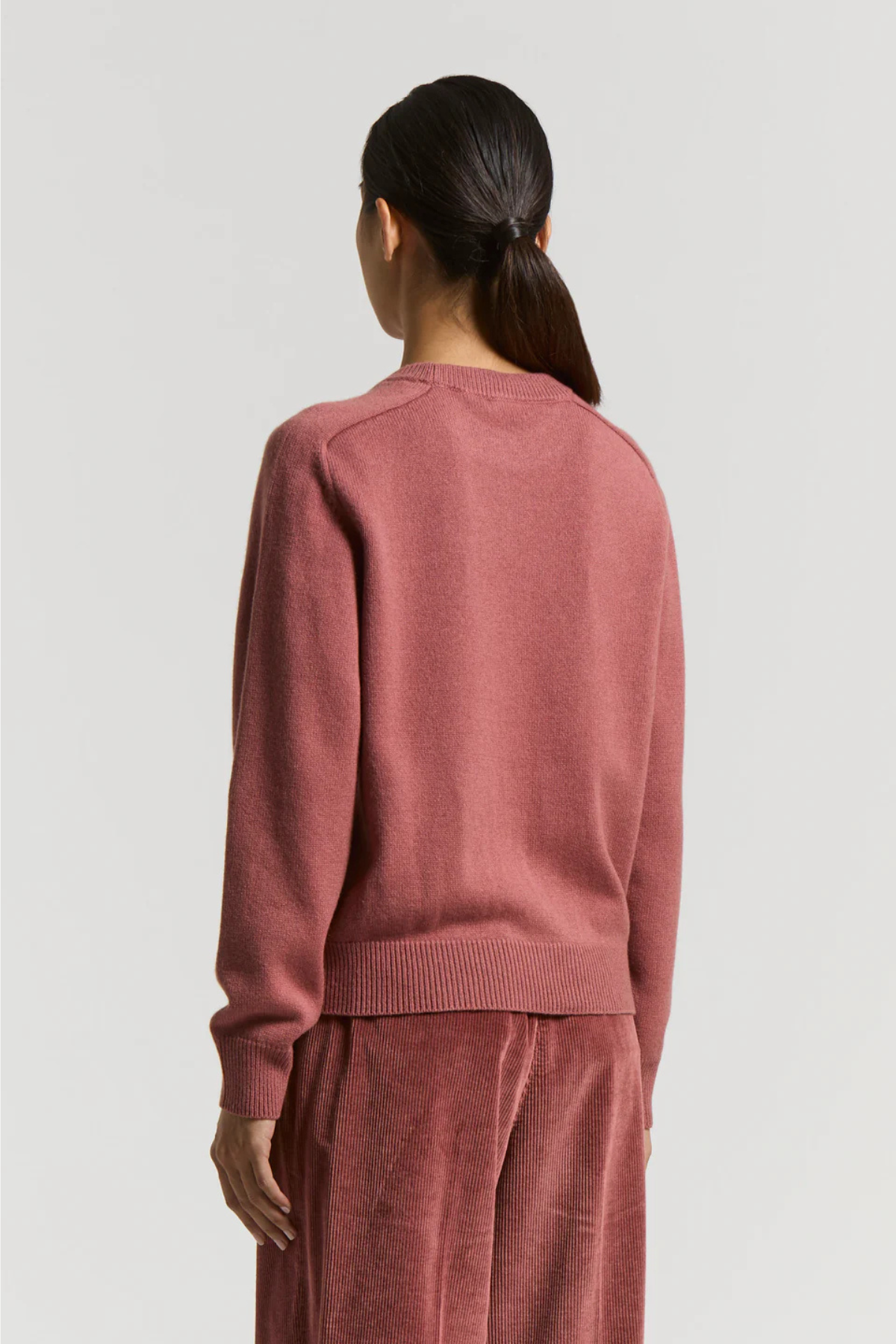 Peserico Rust Knitted Silk Cashmere Sweater