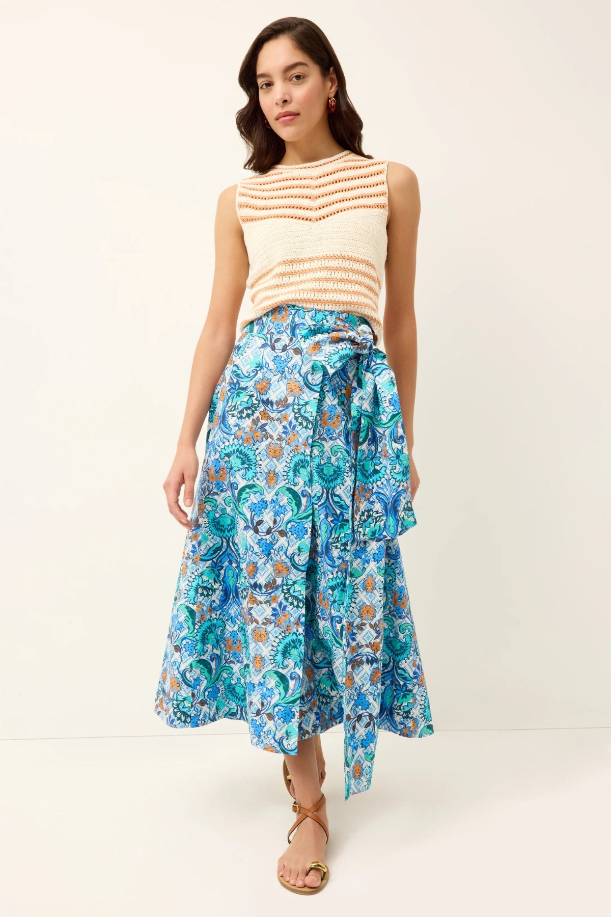 MARIE OLIVER | Estine Wrap Skirt - Chateau
