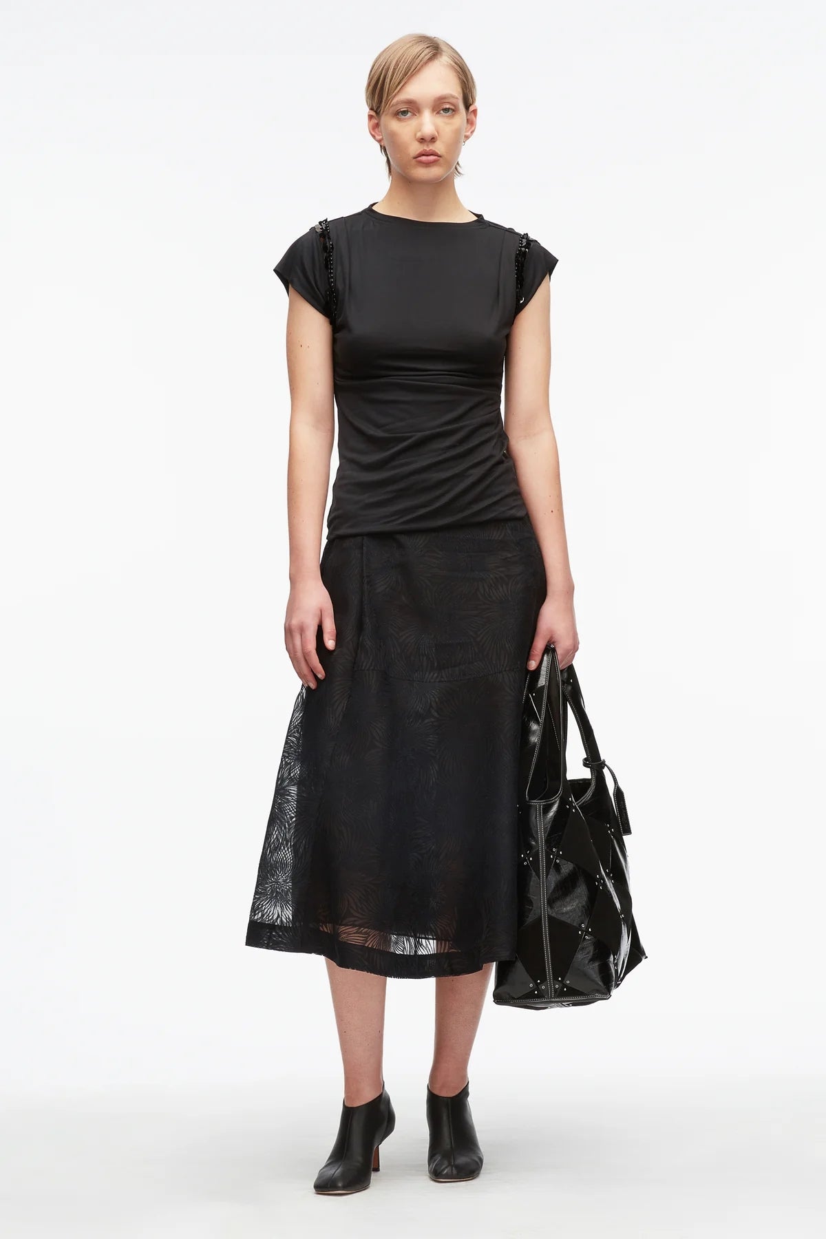 PHILLIP LIM | Embellished Jersey Top