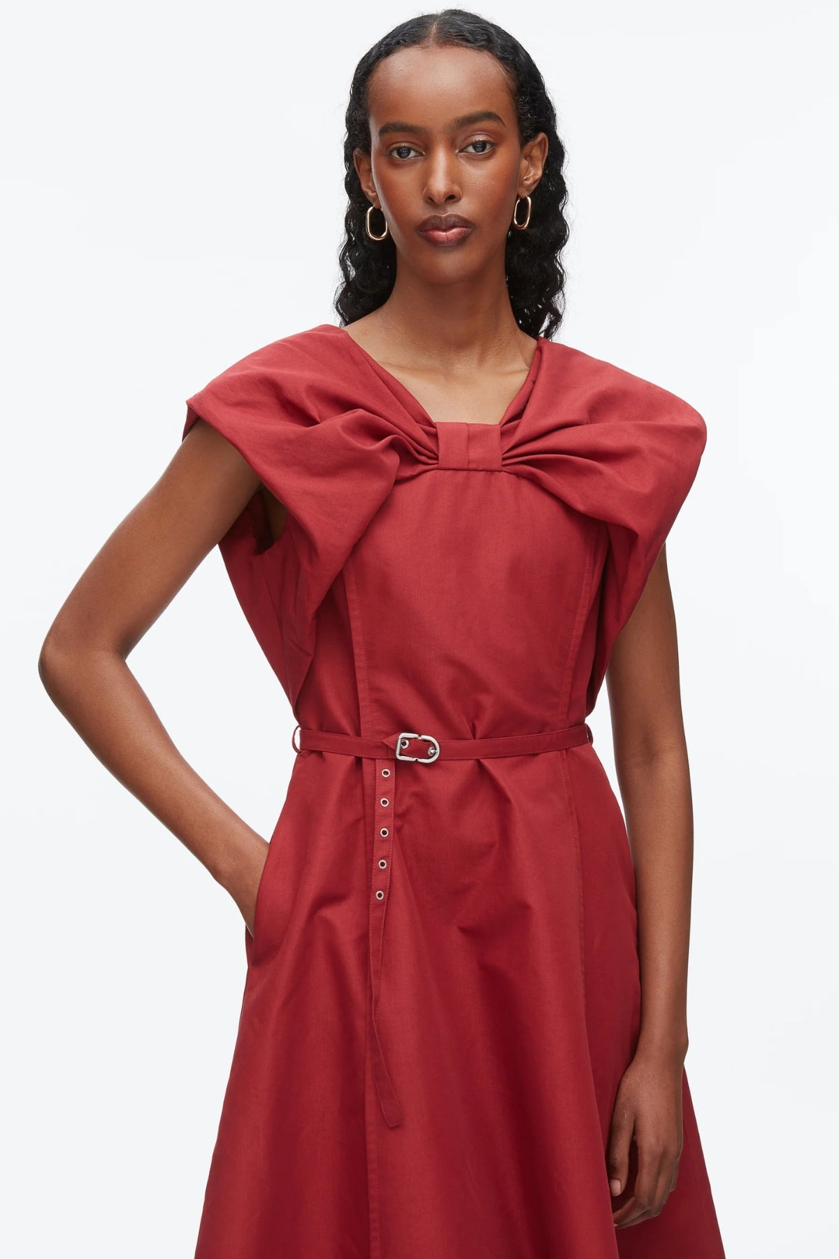PHILLIP LIM | BOW DRESS WITH BELT