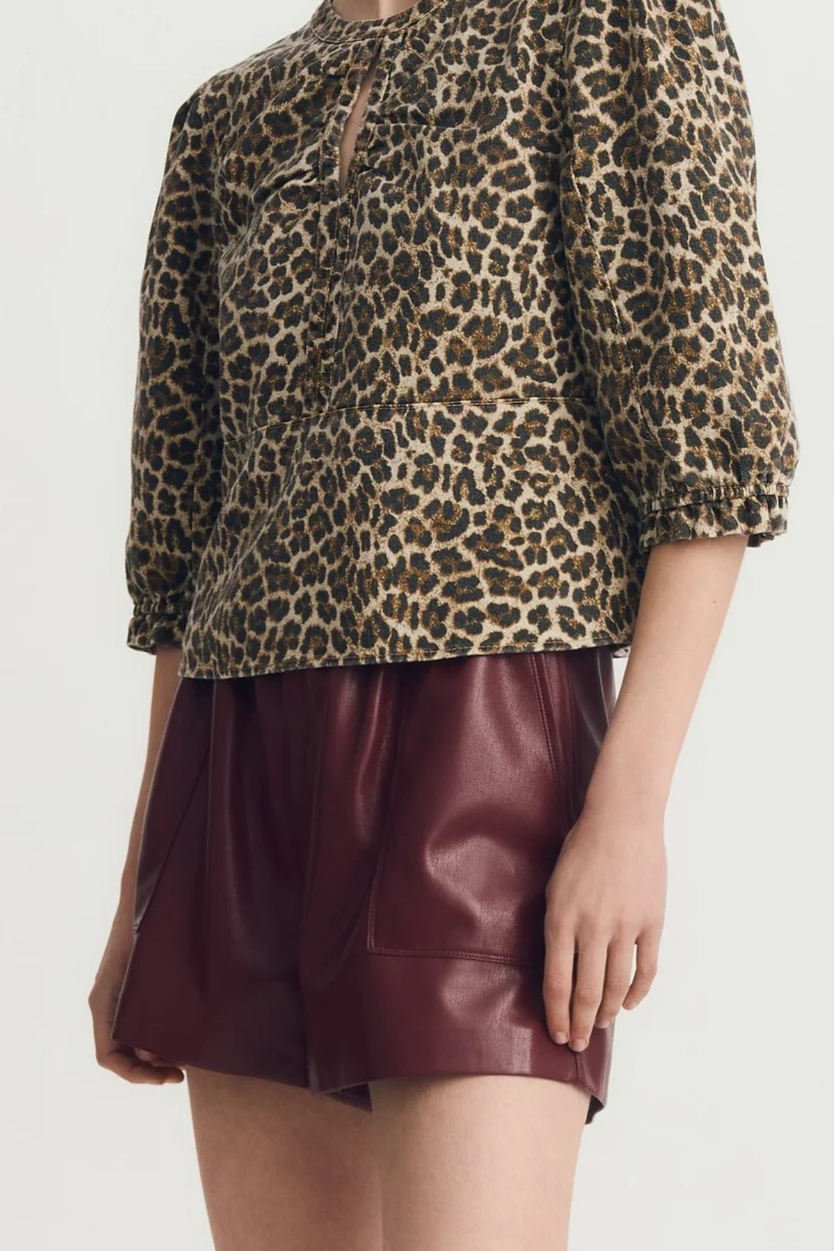 MELISSA NEPTON | Yumi Shorts - Burgundy