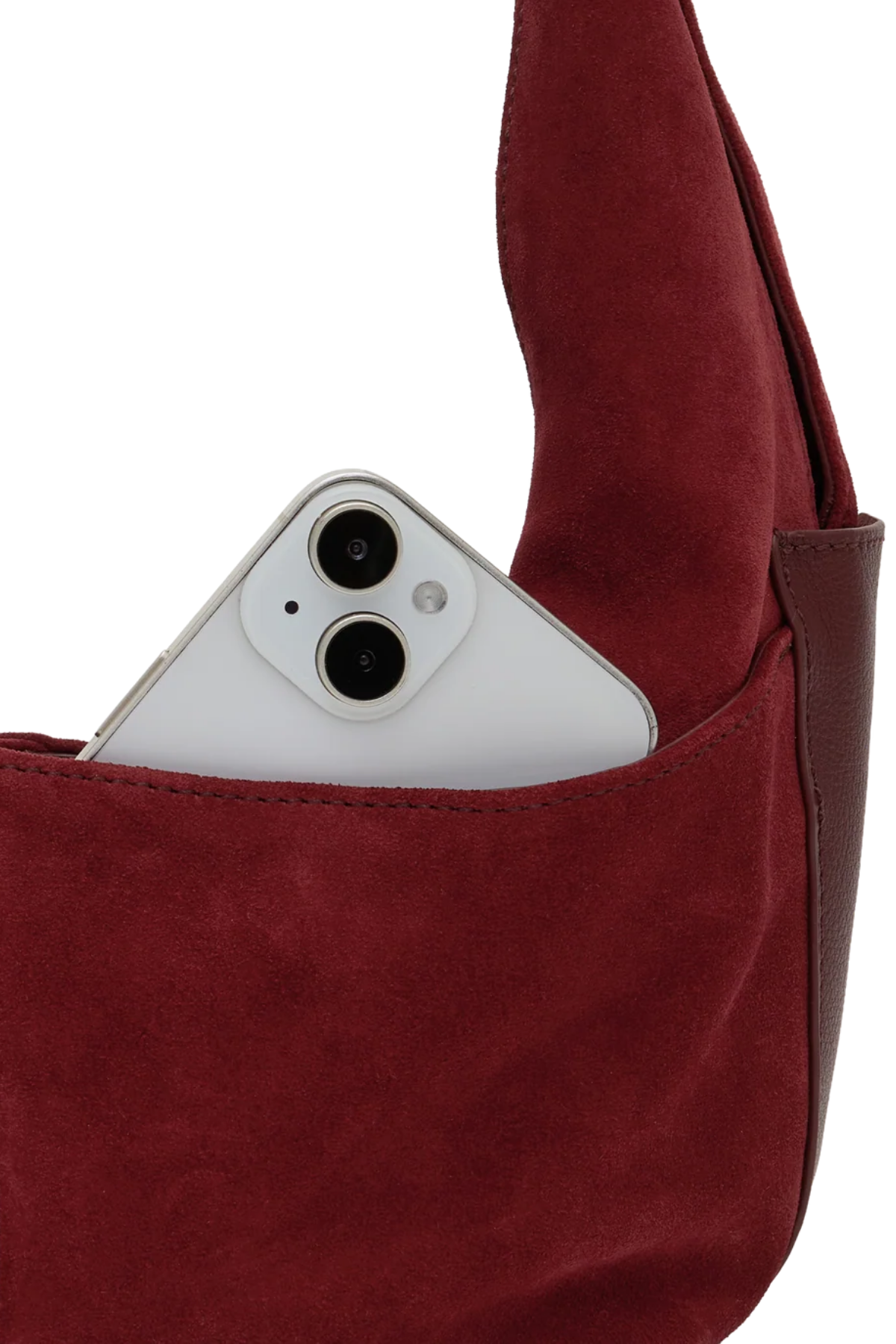 Hammitt | Tom Zip Med Cherrywood Suede