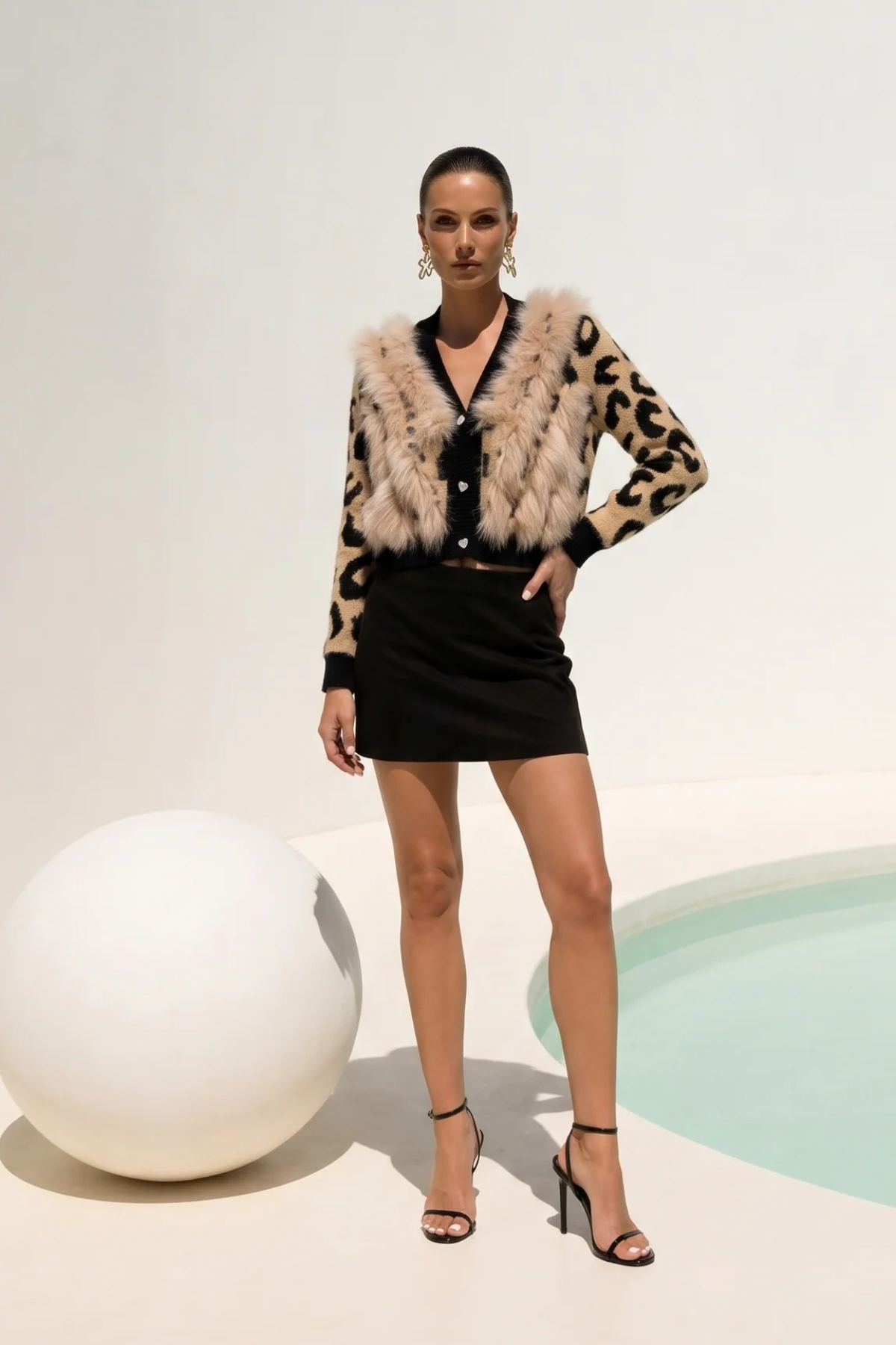 Animal Instincts Fur Cardigan