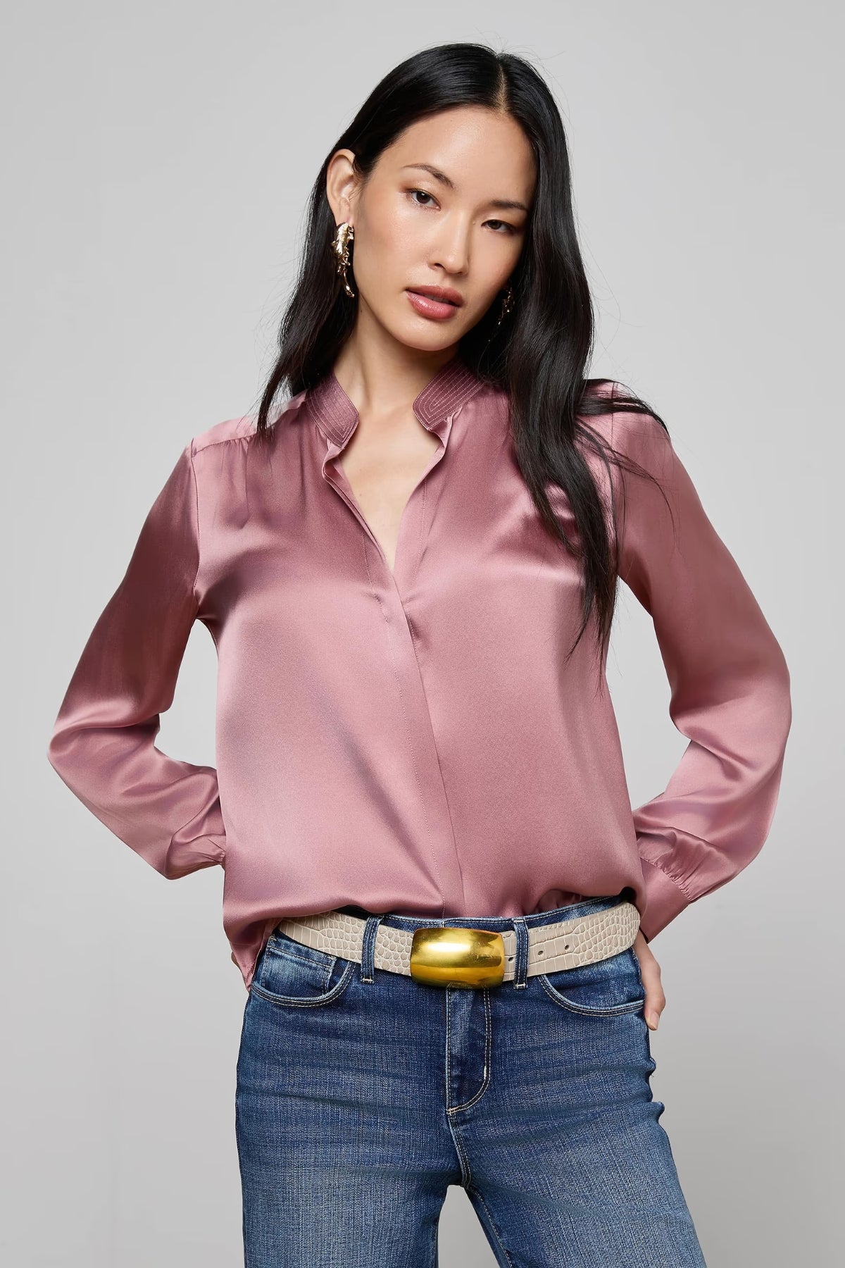 L'AGENCE | BIANCA BLOUSE