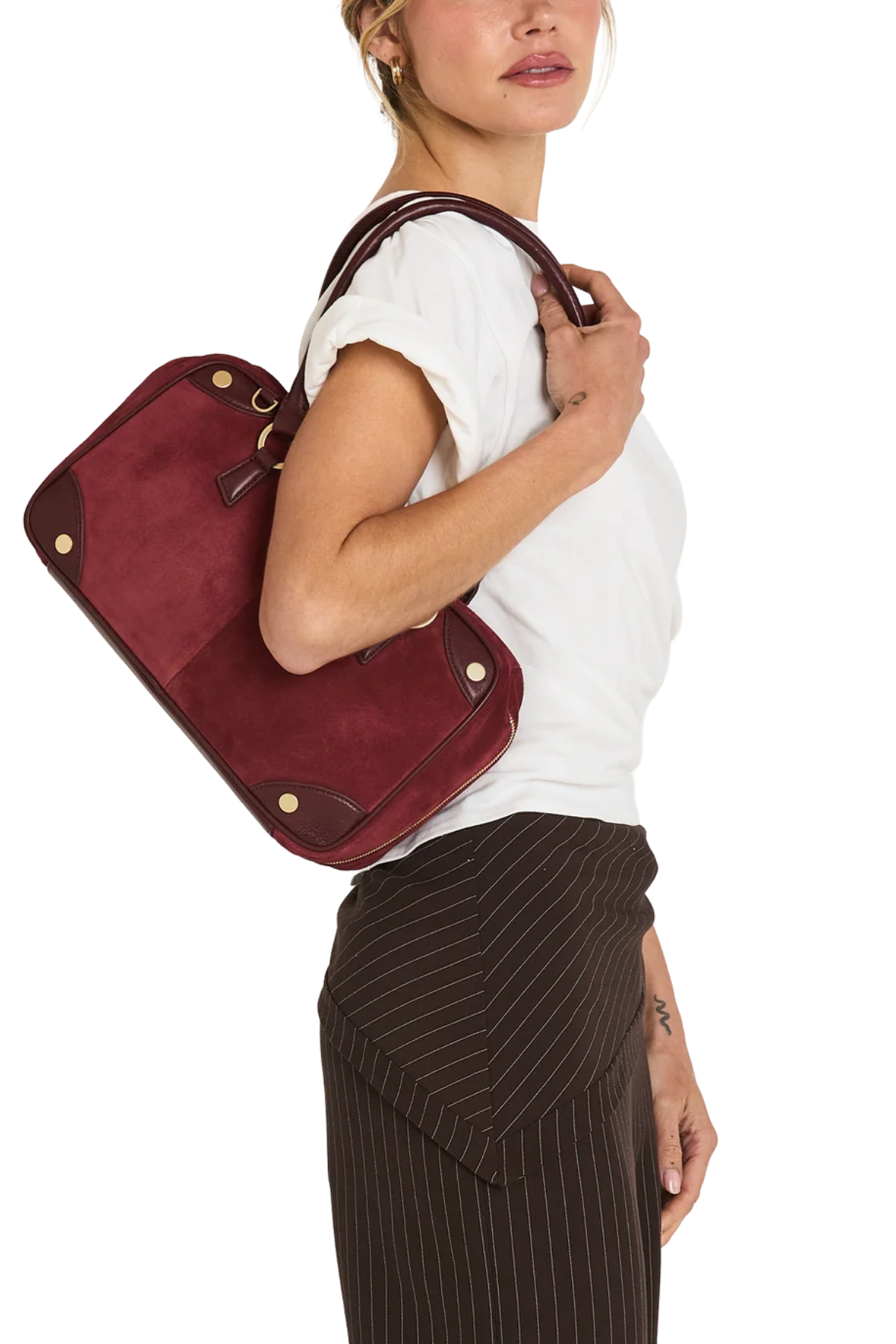 Hammitt | Meredith Med Cherrywood Suede