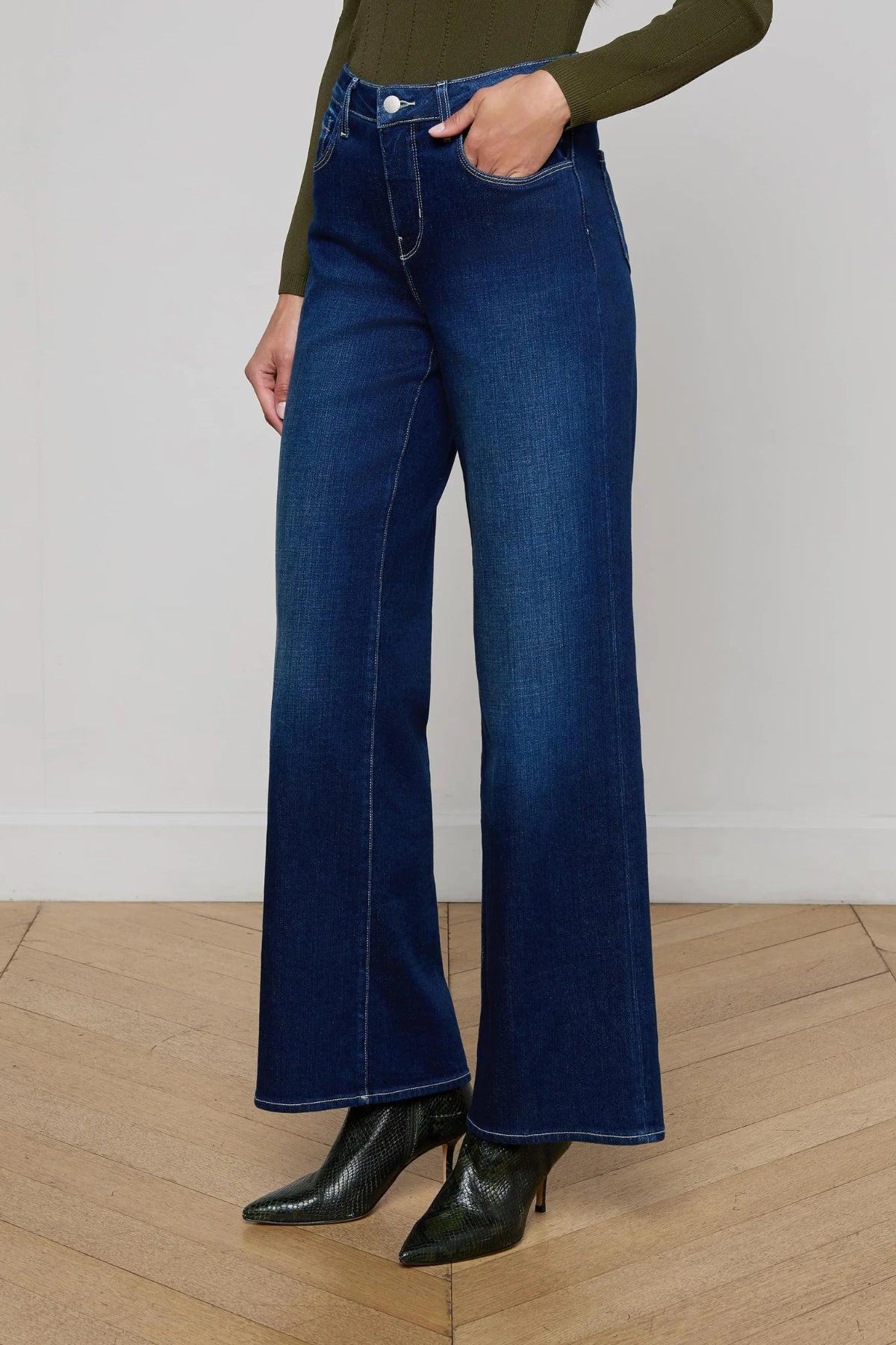L'AGENCE | ALICENT WIDE LEG - STERLING