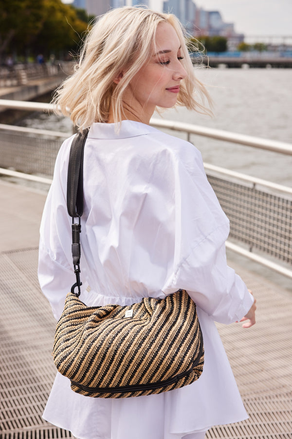 Think Royln | Savannah Stripe Raffia Bag