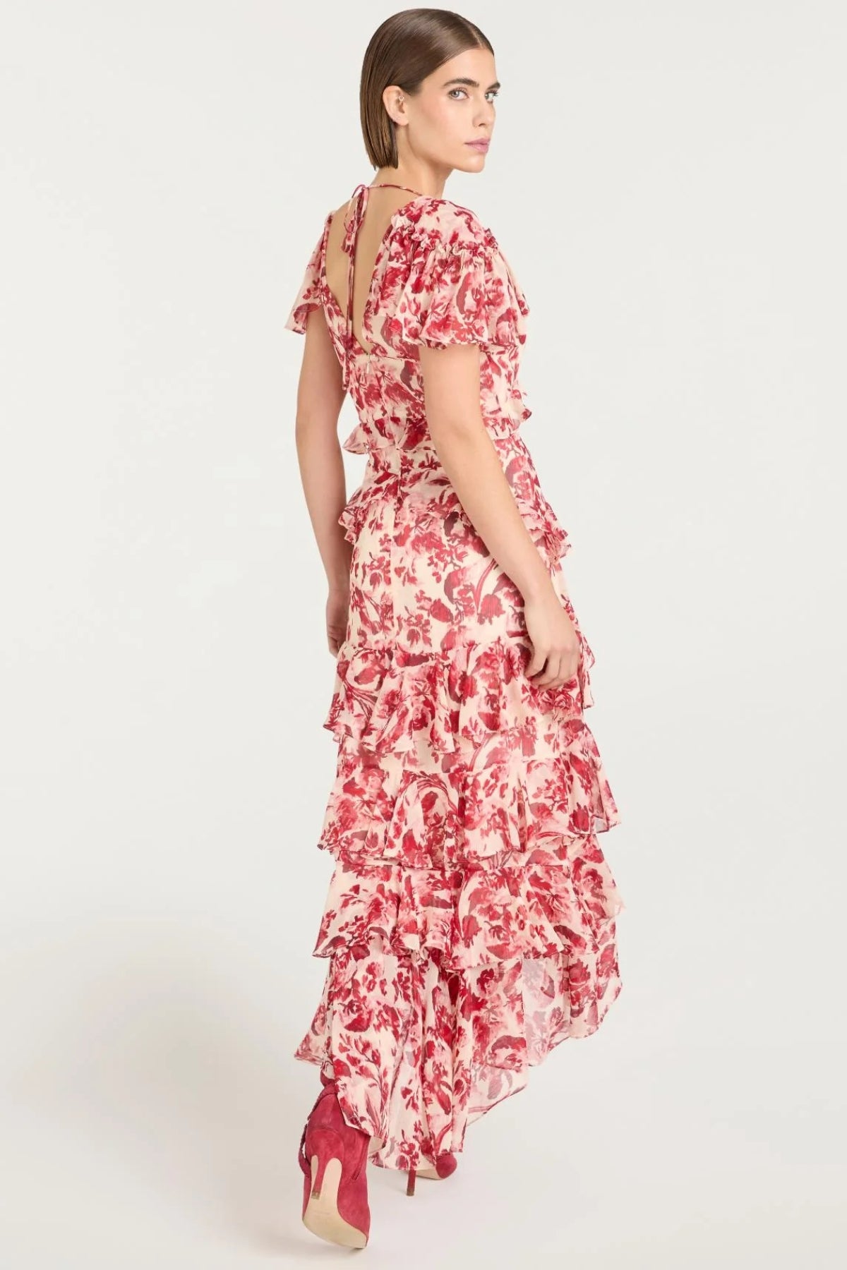 CINQ A SEPT | Floral Ribbons Tatum Dress