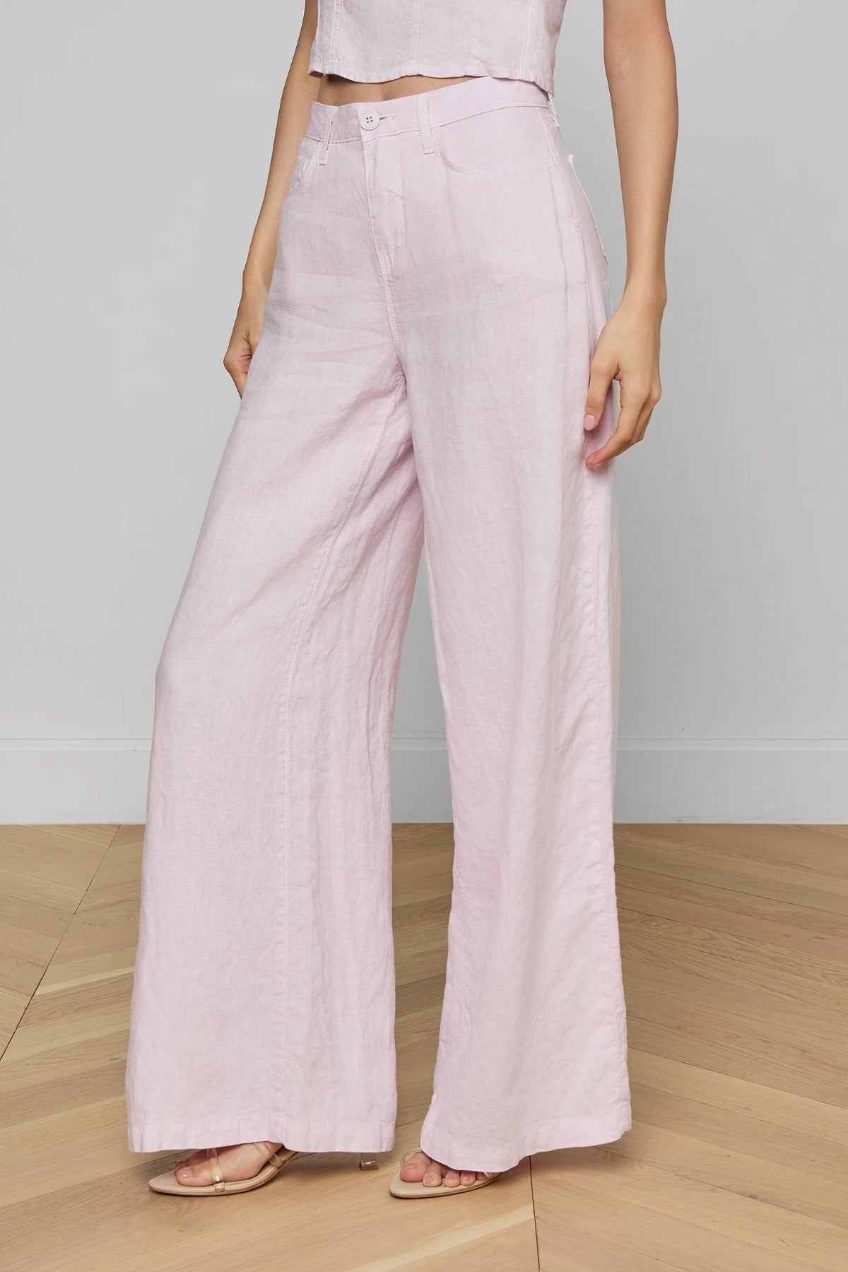 L'AGENCE | AMARA WIDE LEG- LILAC