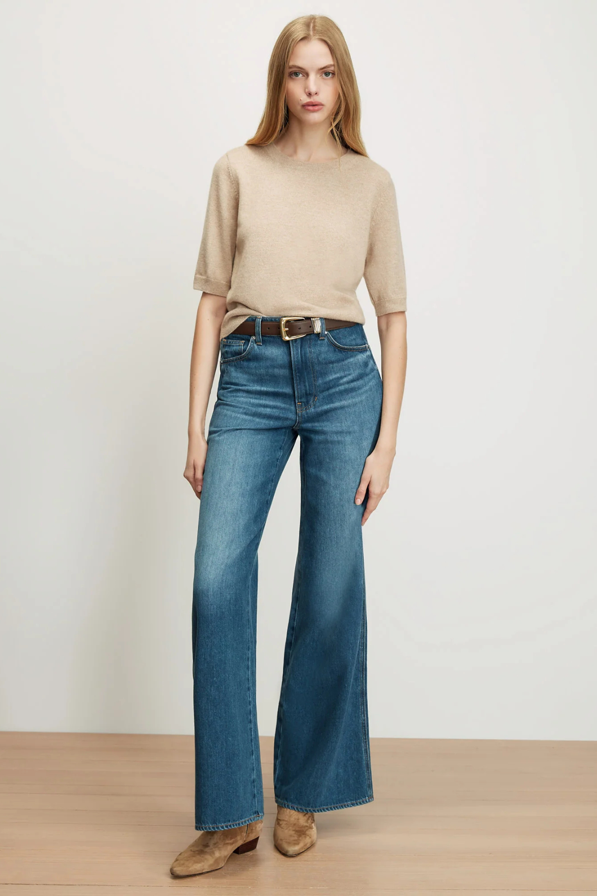 Veronica Beard |Kasey Mid Rise Wide Leg
