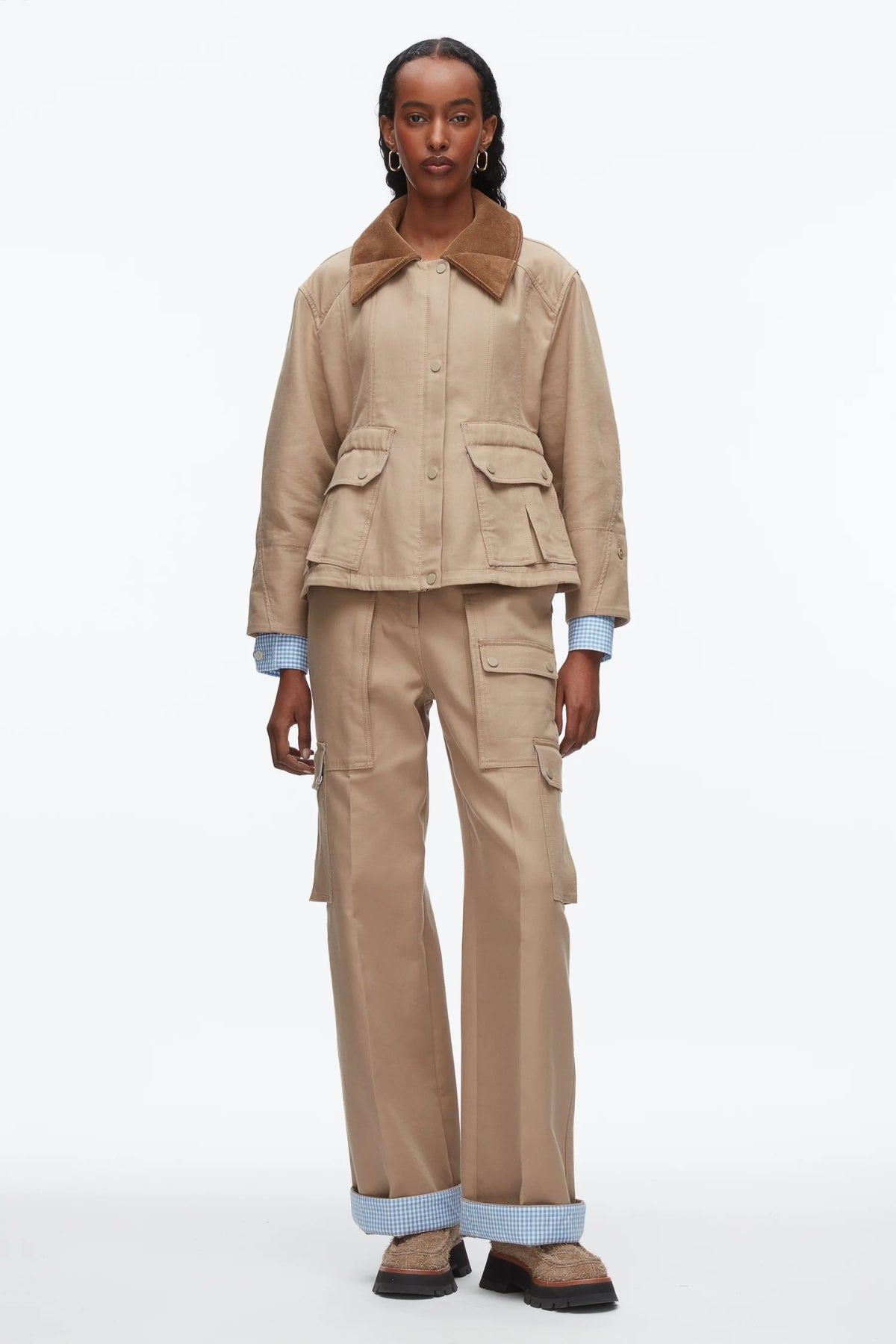PHILLIP LIM | FLOUNCE COMBO JACKET