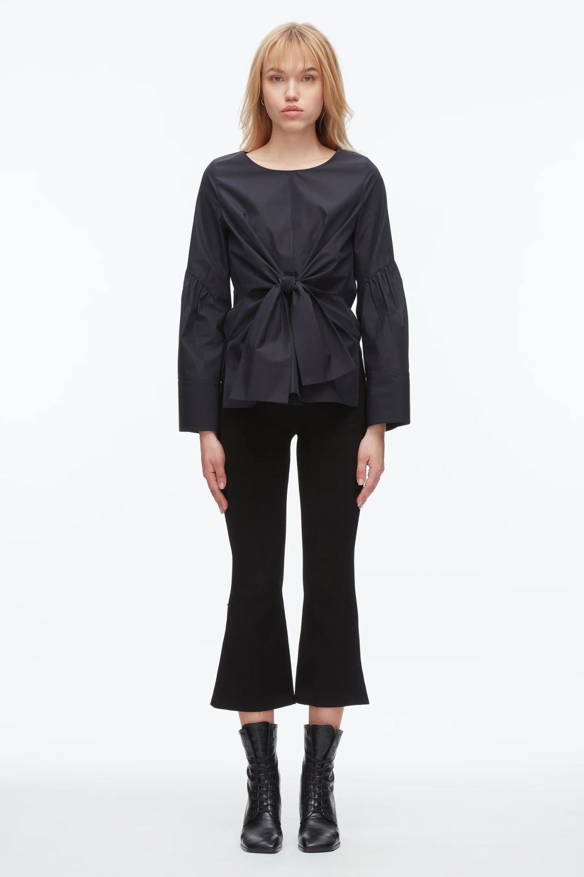 PHILLIP LIM | FRONT TIE SHIRT