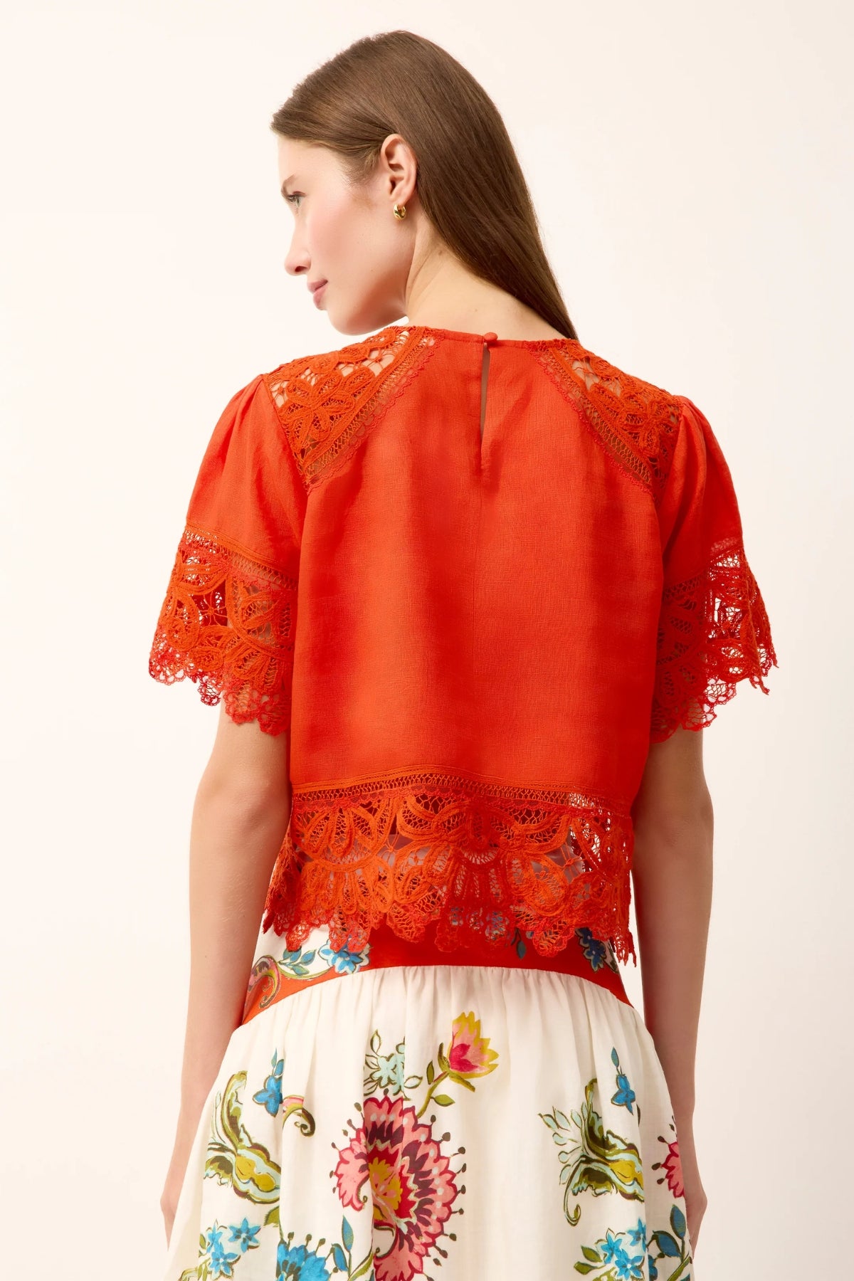 MARIE OLIVER | KOURT TOP- GRENADINE