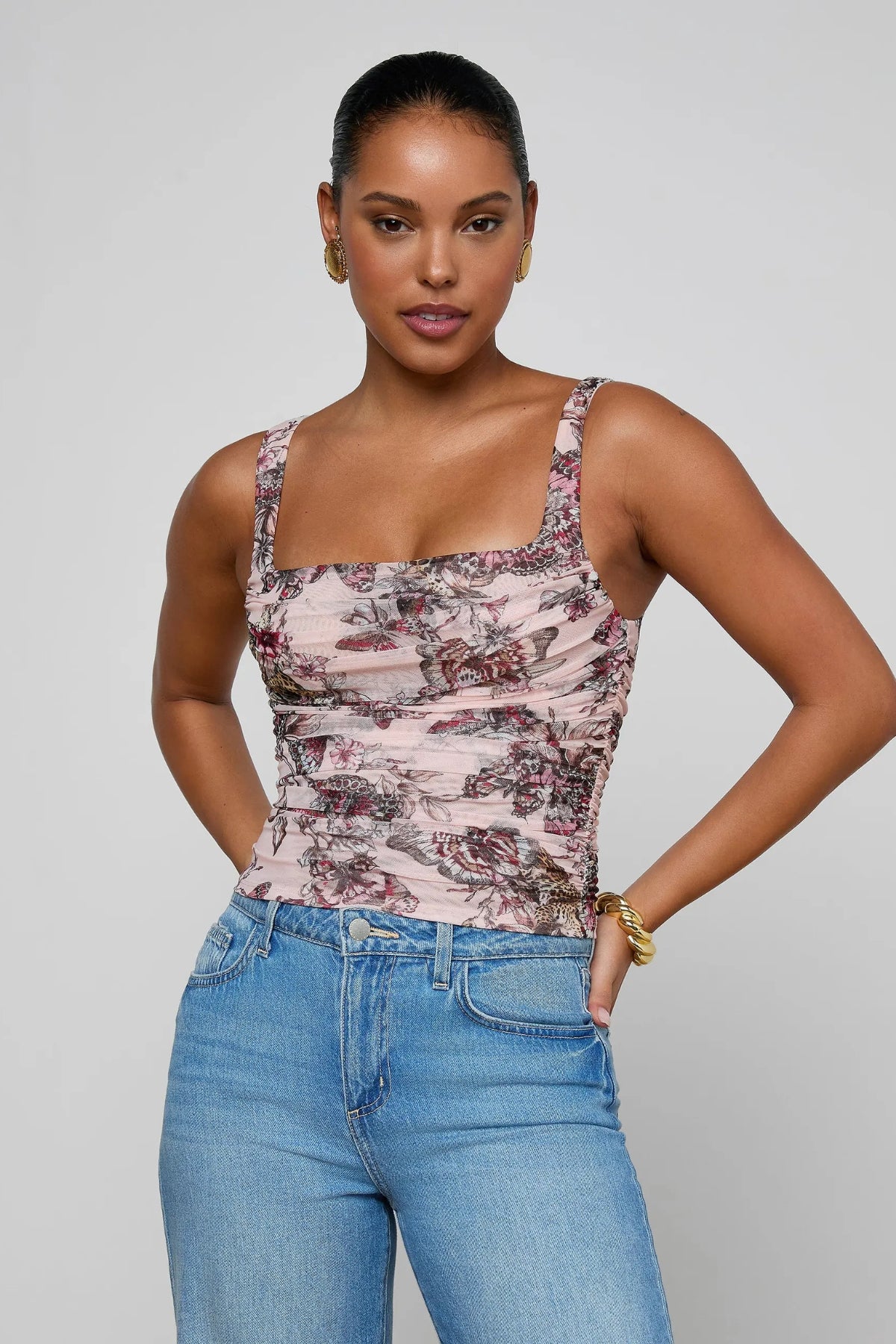 L'AGENCE | RASHA SHIRRED TANK