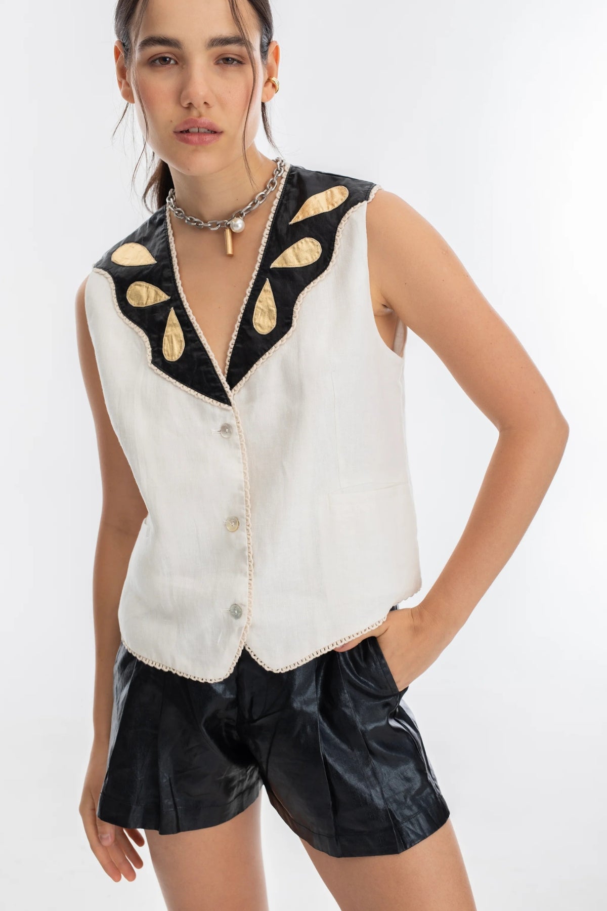 LANHTROPY | Far West Linen Vest