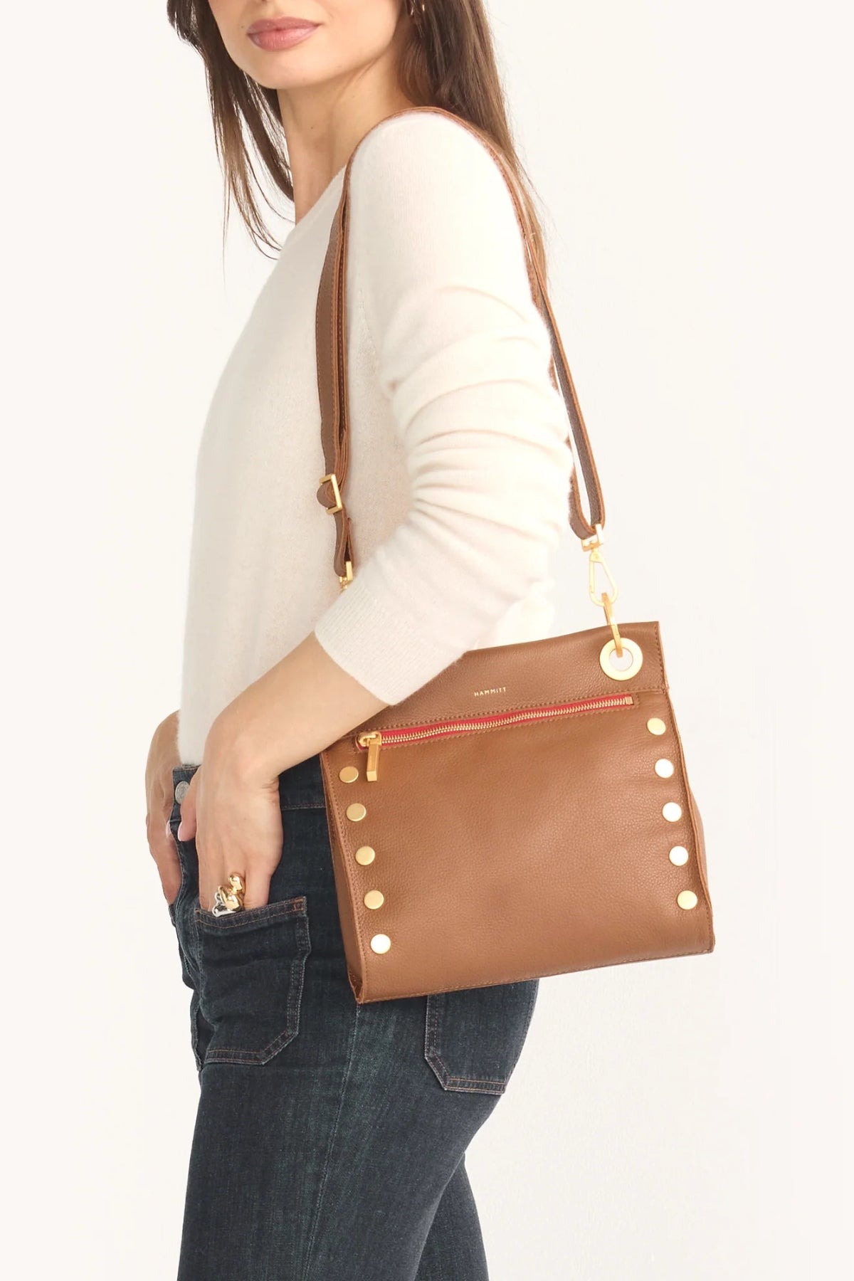 HAMMITT | Tony Medium Bag - Mahogany