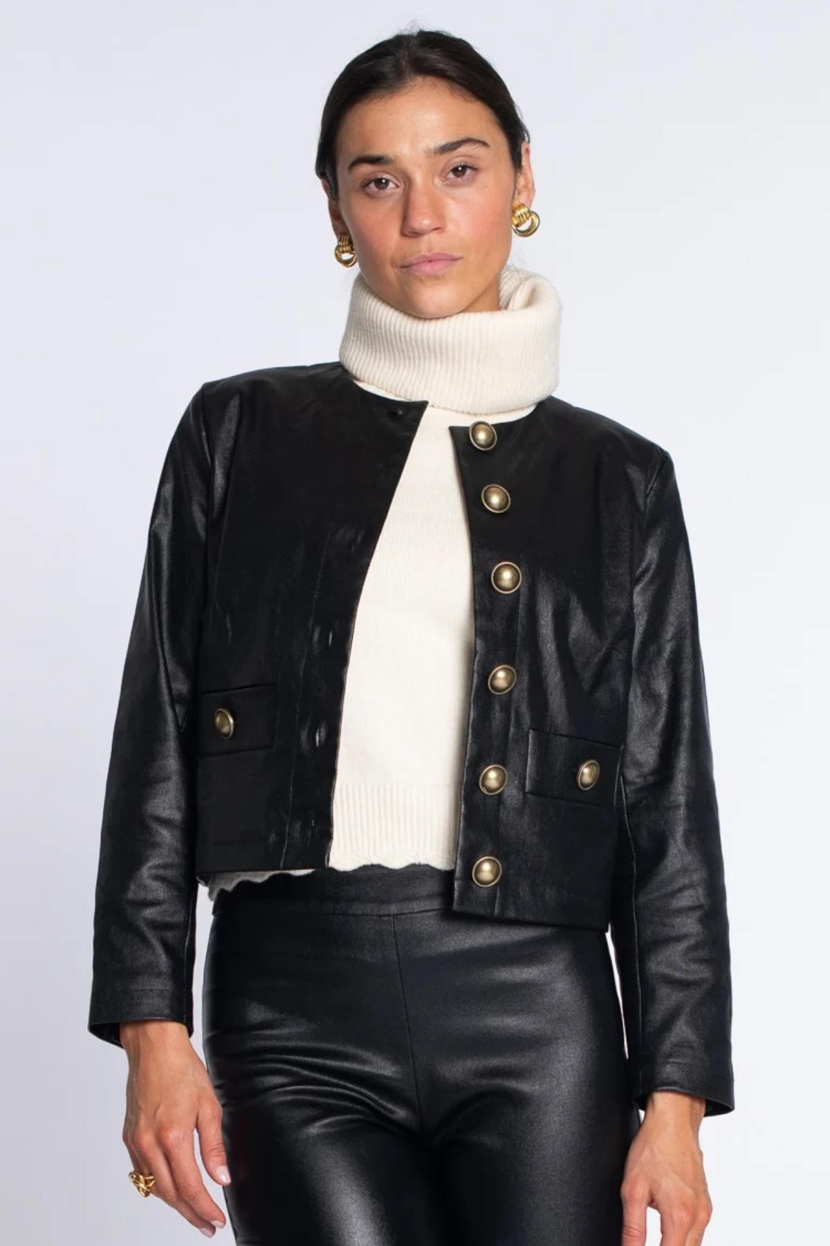 Elizabeth James | Remy Metallic Jacket