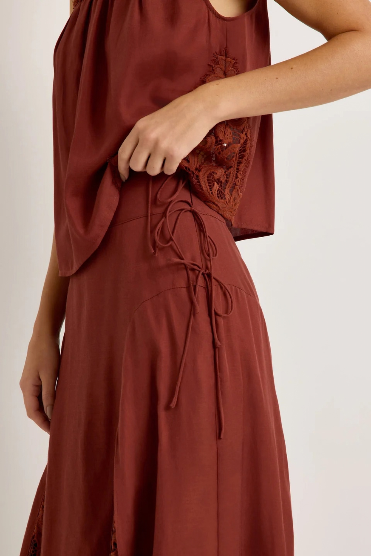 Marie Oliver | Gracen Skirt Auburn