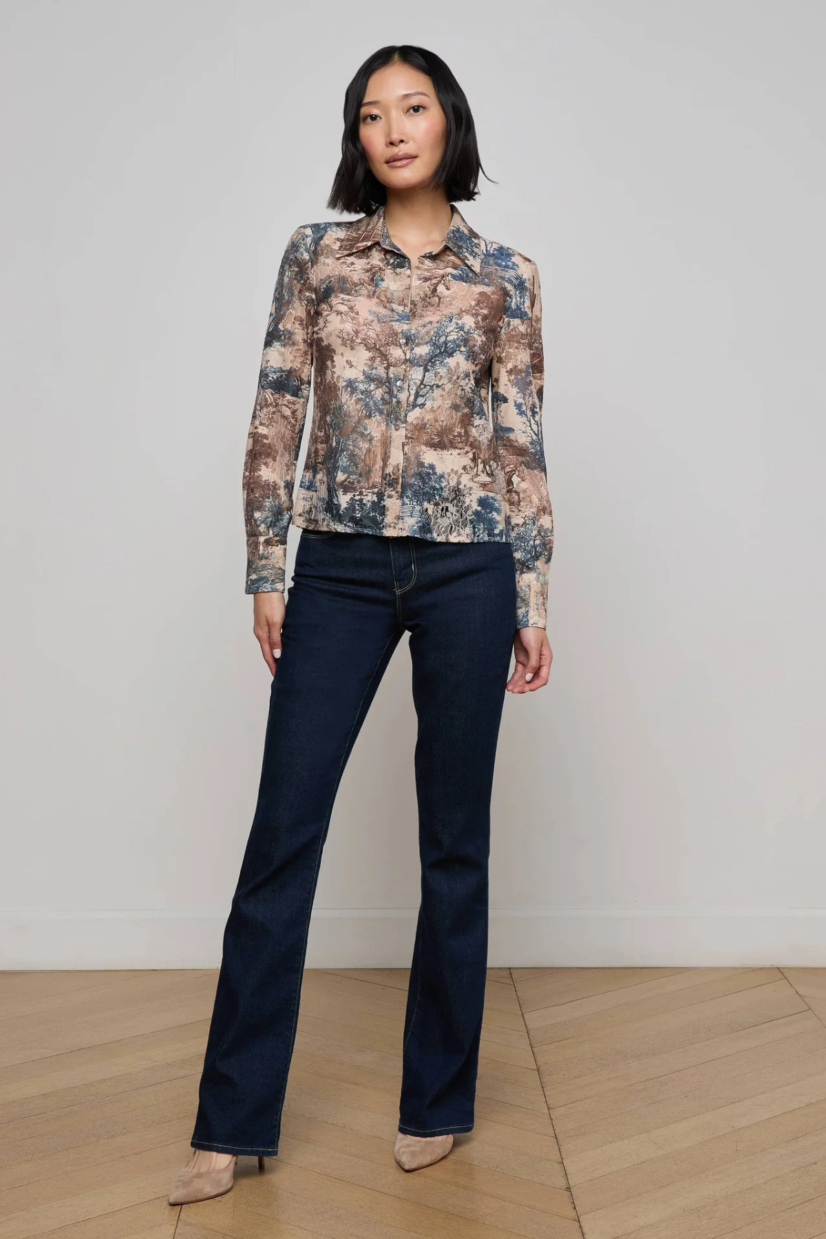 L’AGENCE | MAIA LACE BLOUSE