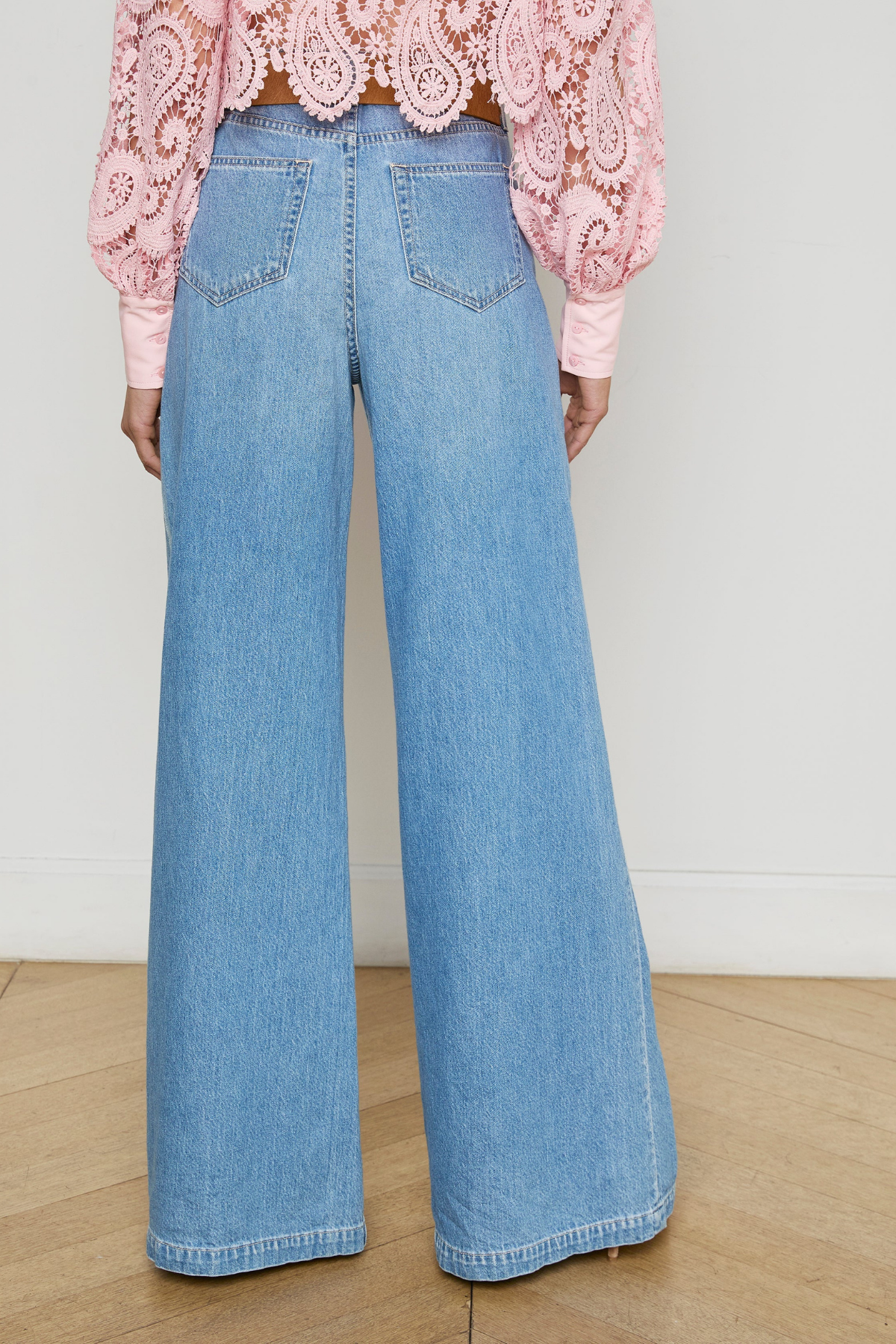 L'AGENCE | QUINCY HR WIDE LEG-CASTER