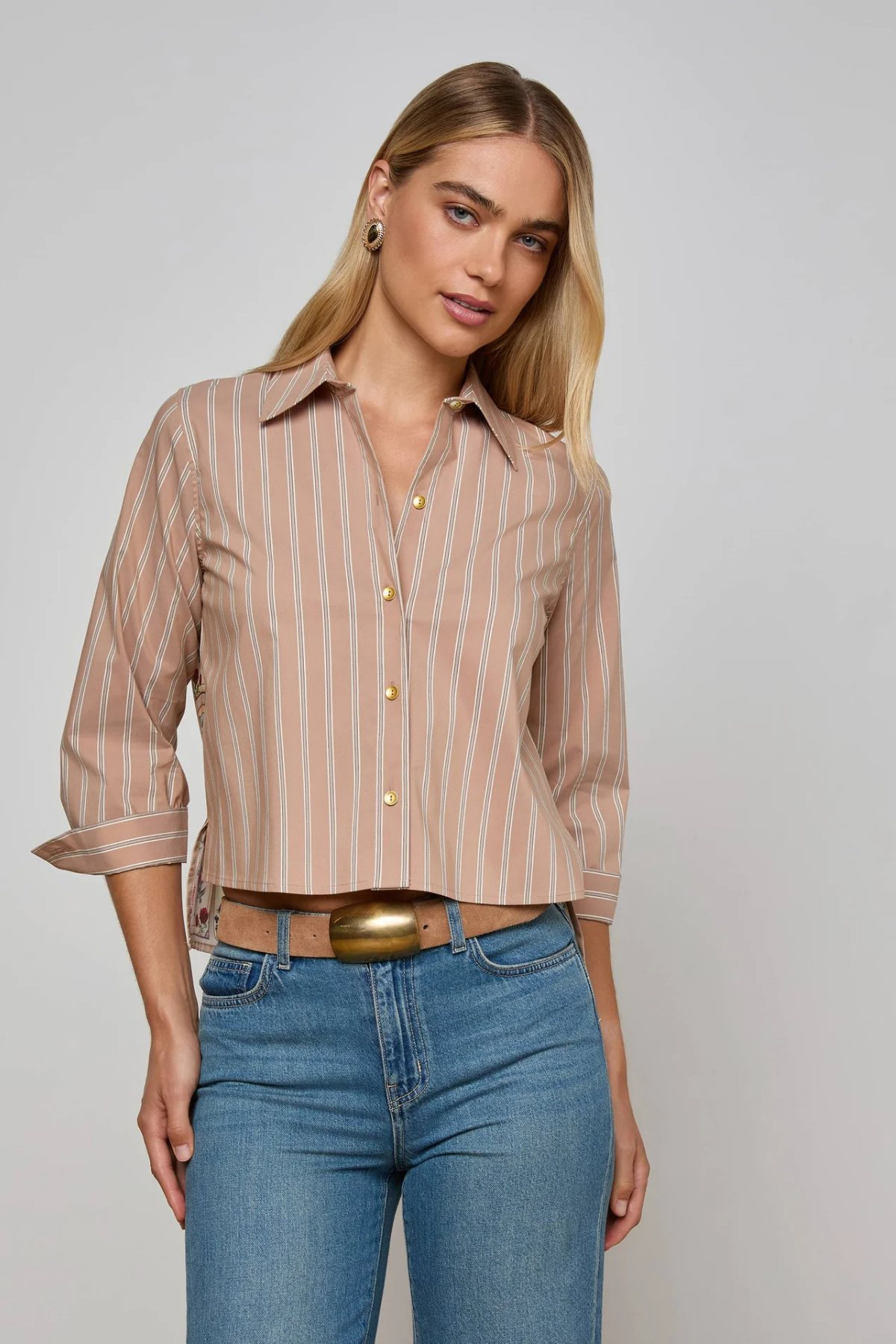 L’AGENCE | FAWN SCARF BLOUSE