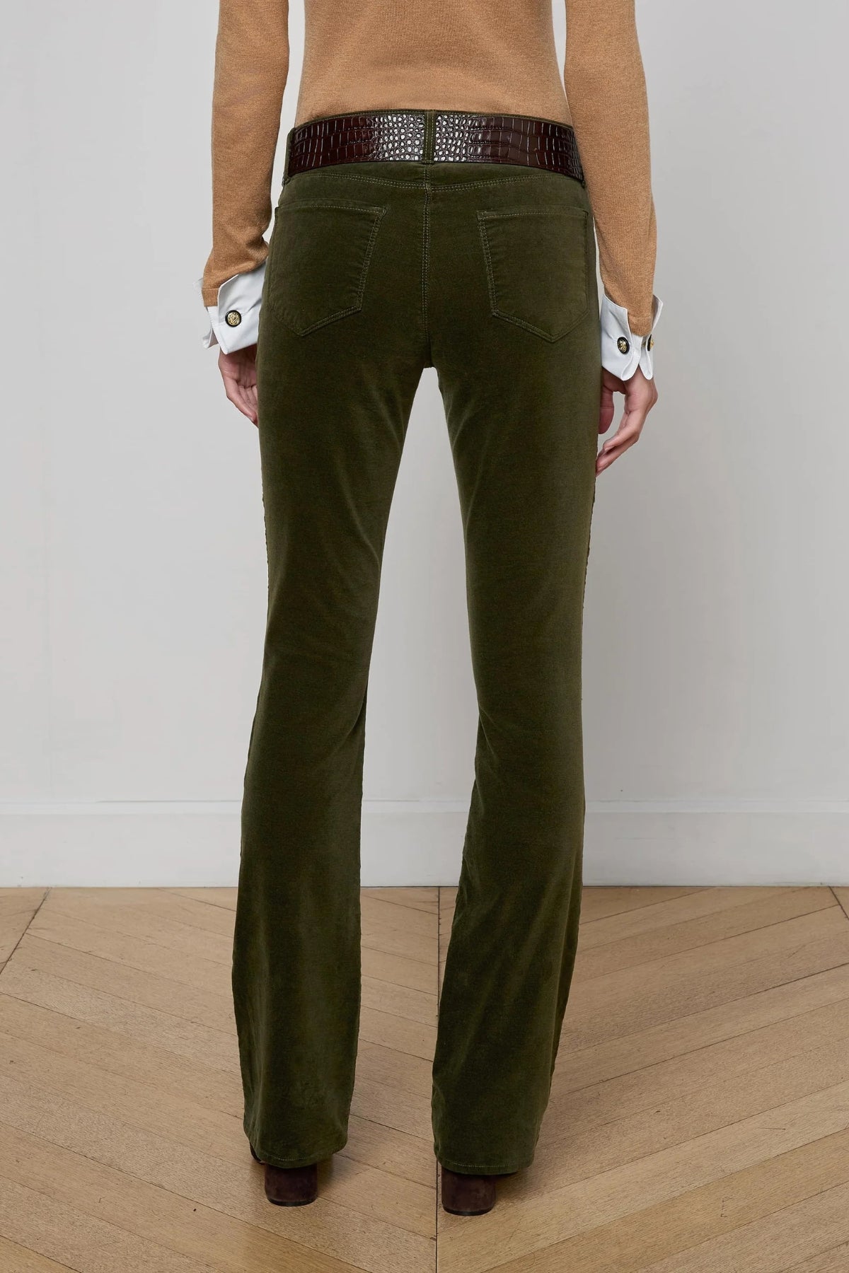 L'AGENCE | STEVIE STRAIGHT - DEEP OLIVE